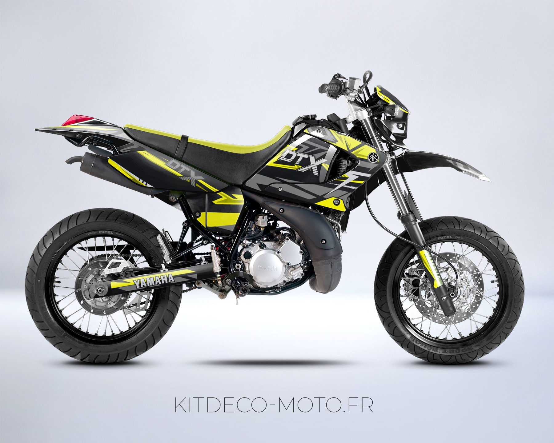 kit déco yamaha dt 125 aircross jaune