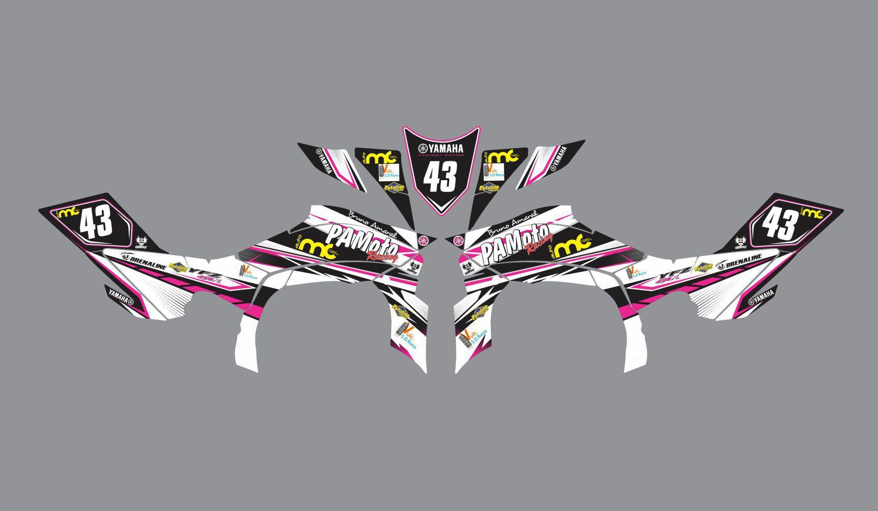 kit déco yamaha yfm 450 yfz pamoto