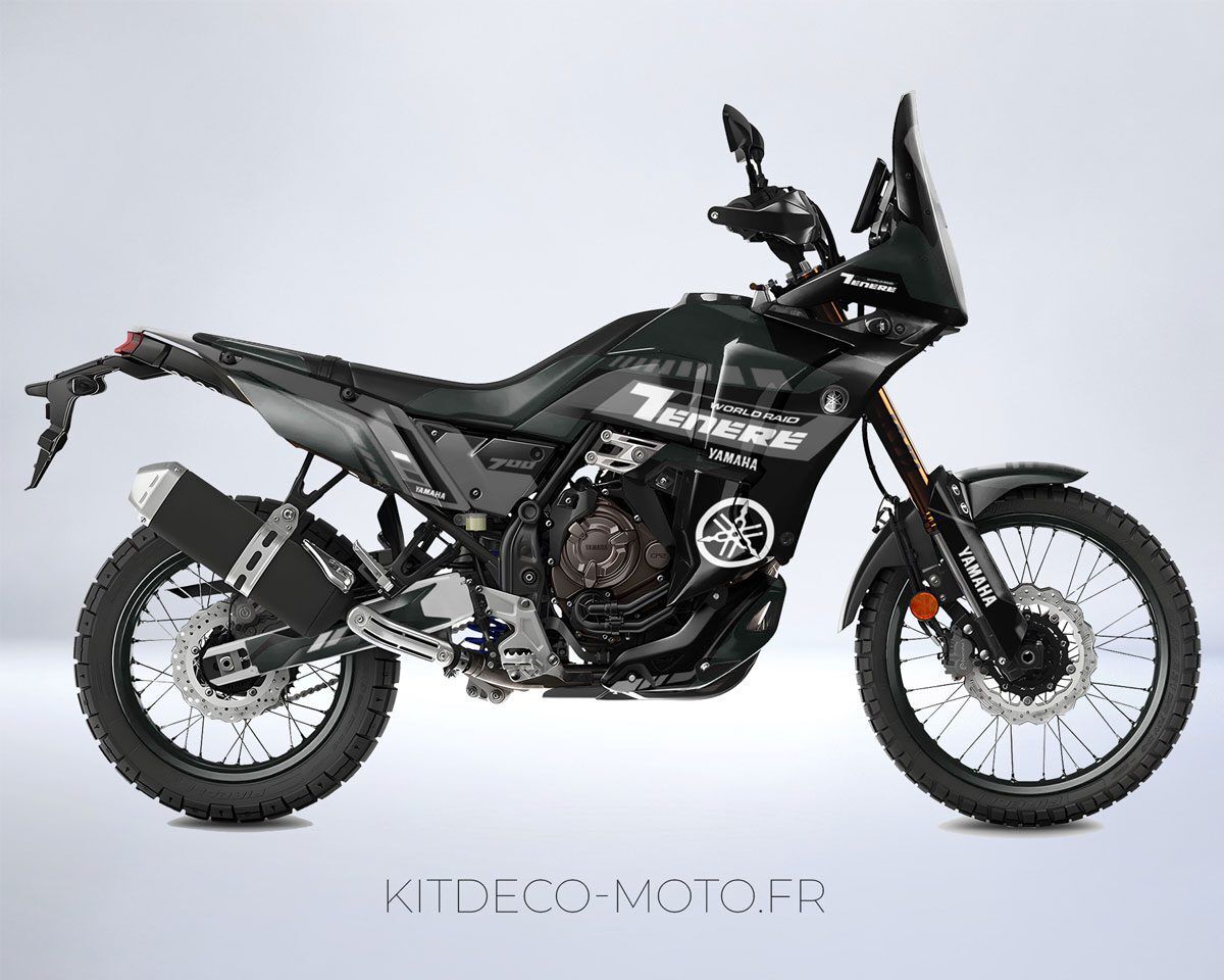 kit déco yamaha 700 tenere world raid factory noir