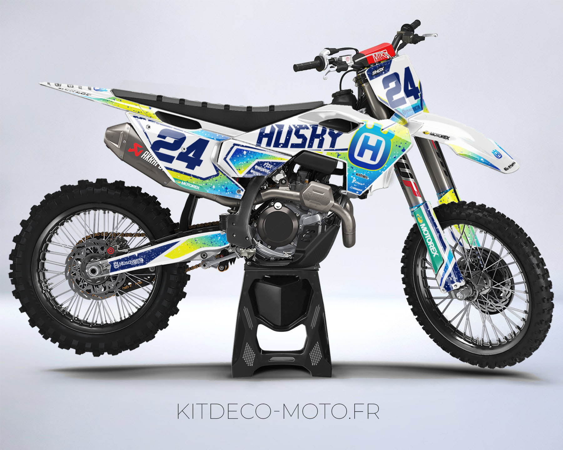 kit déco husqvarna 250 / 450 fc (2023) neon