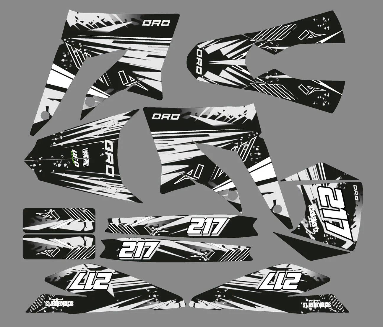 kit déco gilera smt (2011 2017) line blanc