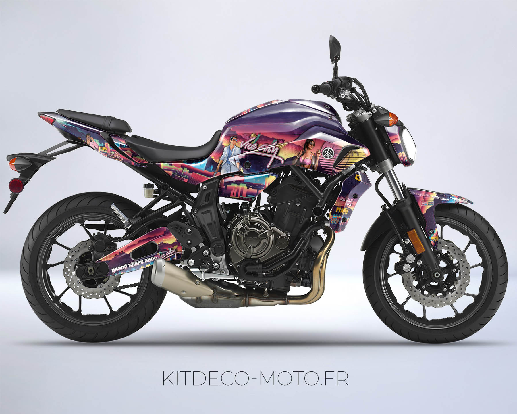 kit déco yamaha mt 07 vice city