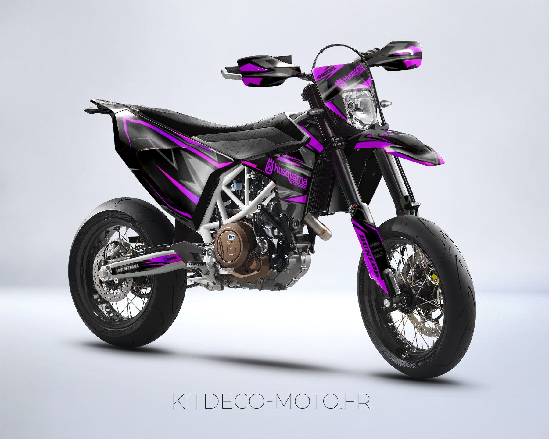 kit déco husqvarna 701 sm colors mixt rose