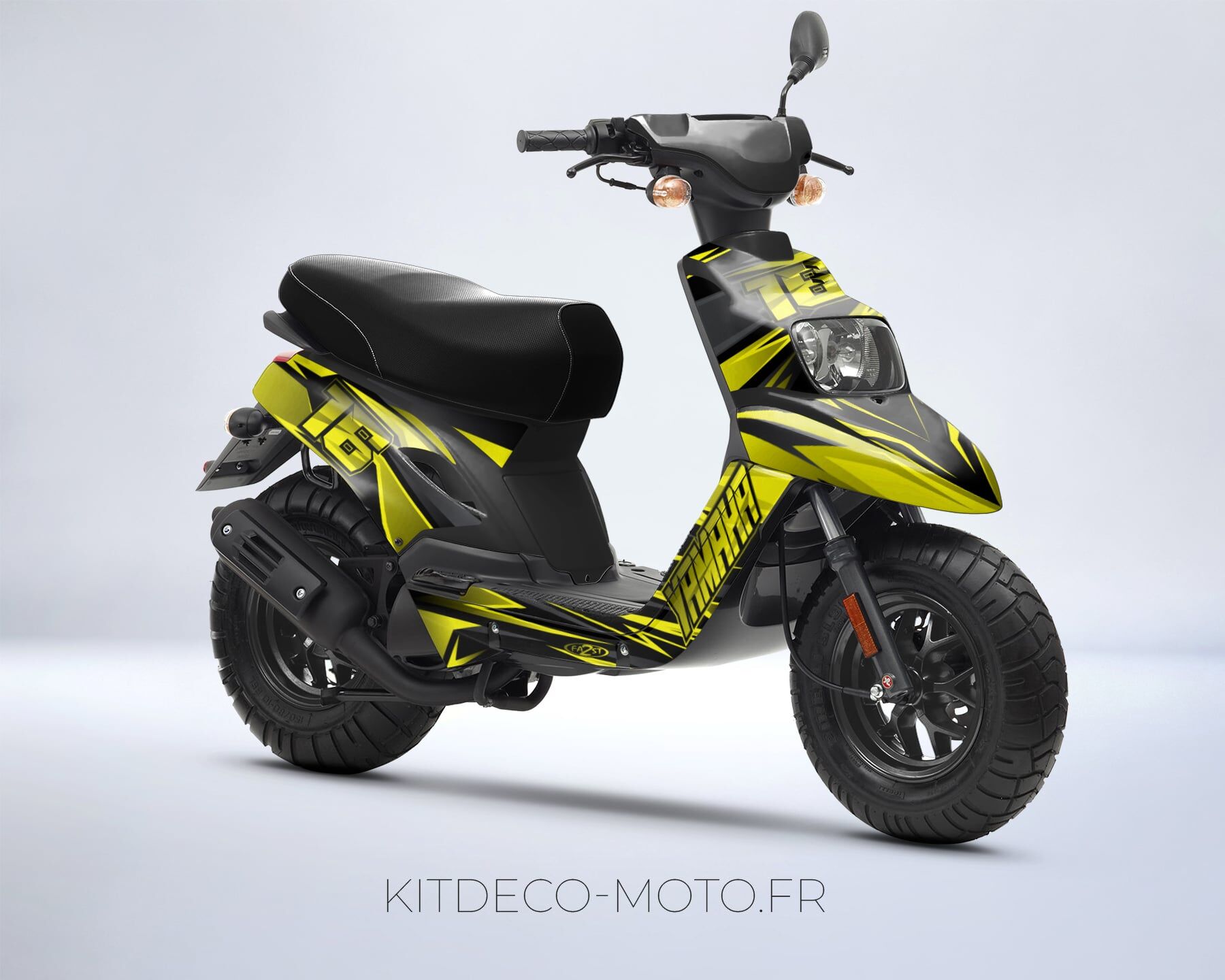 kit déco mbk booster (2004 2018) airon jaune