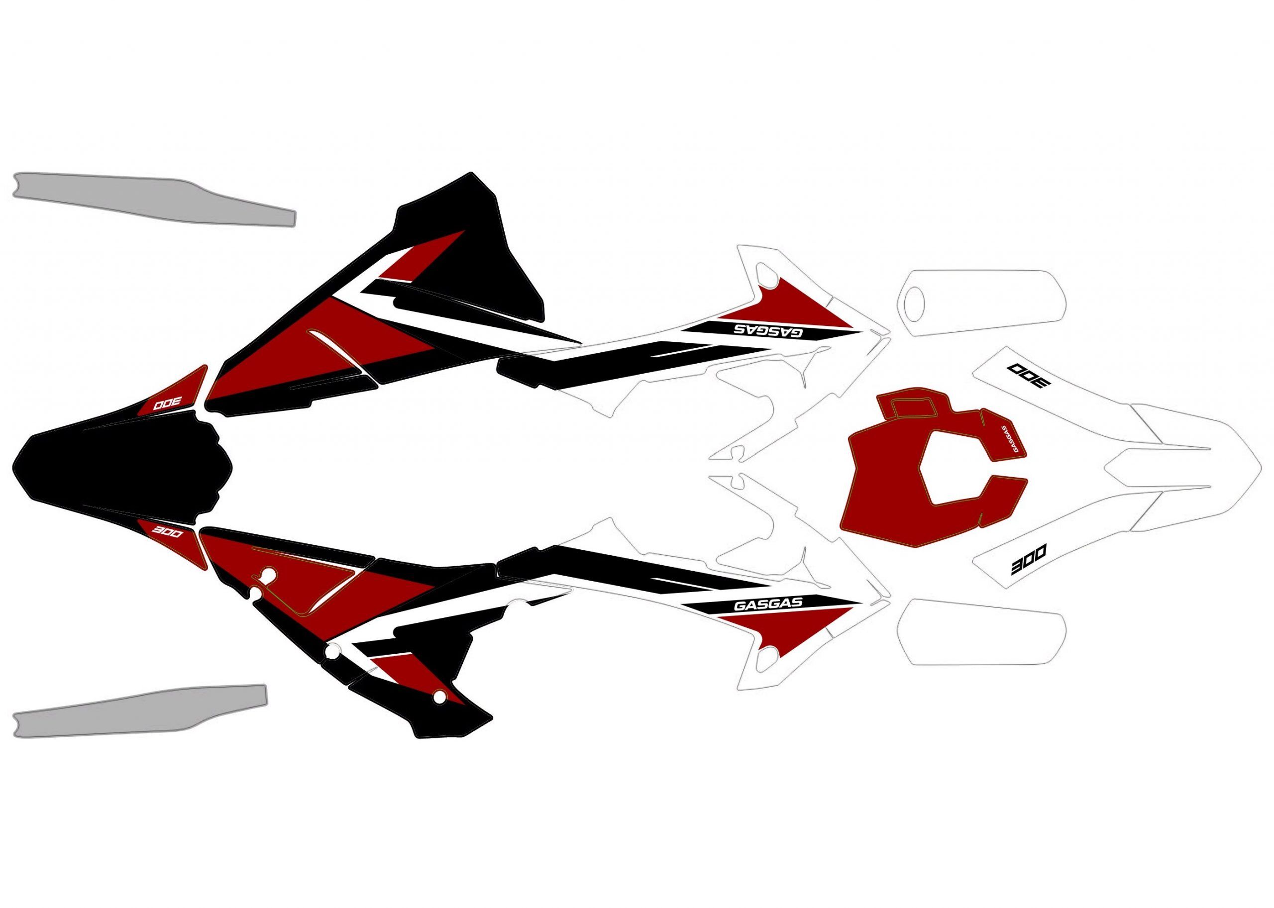 kit déco gasgas ec (2018 2020) origine