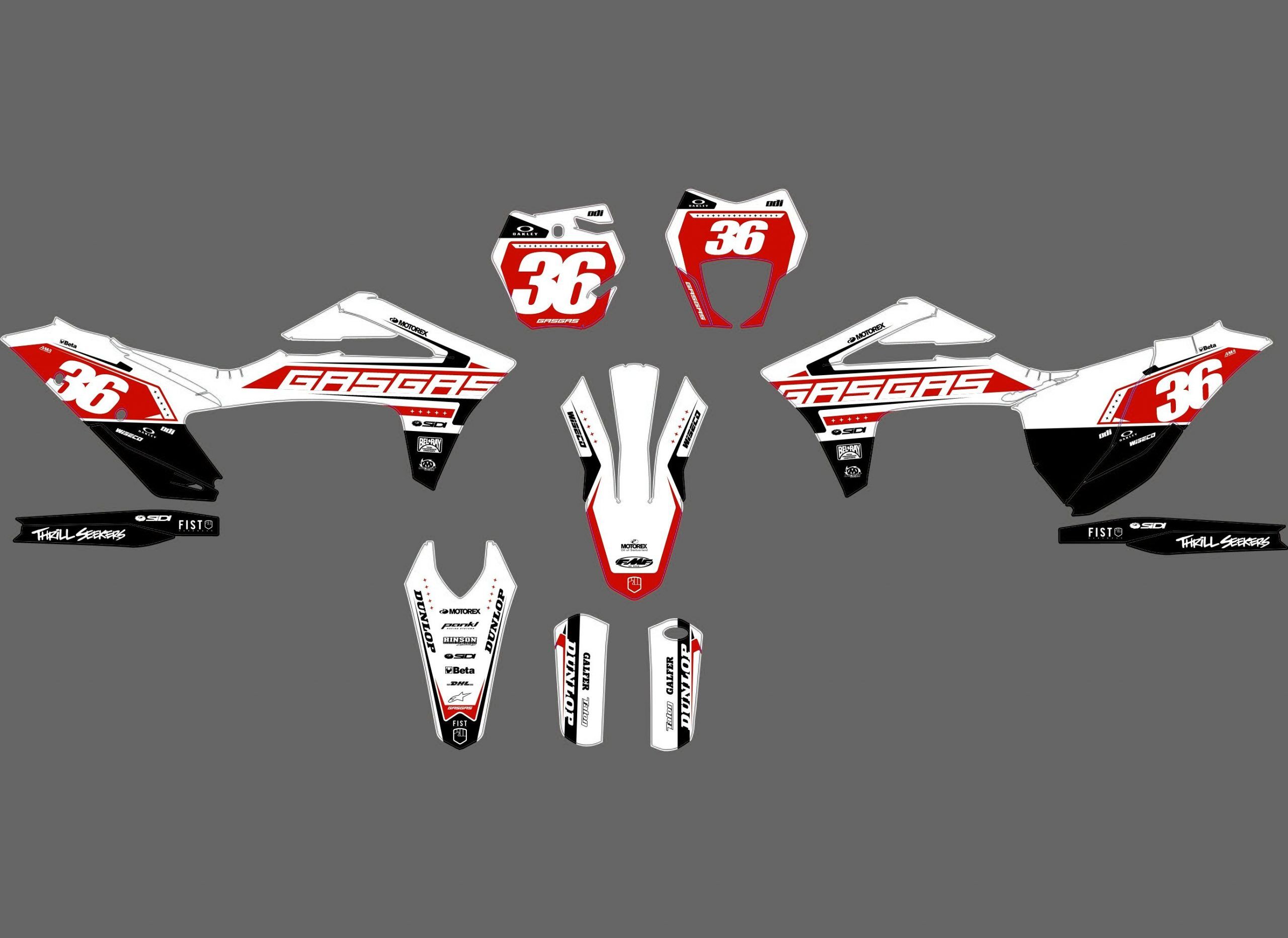 kit déco gasgas ec (2021 2023) star