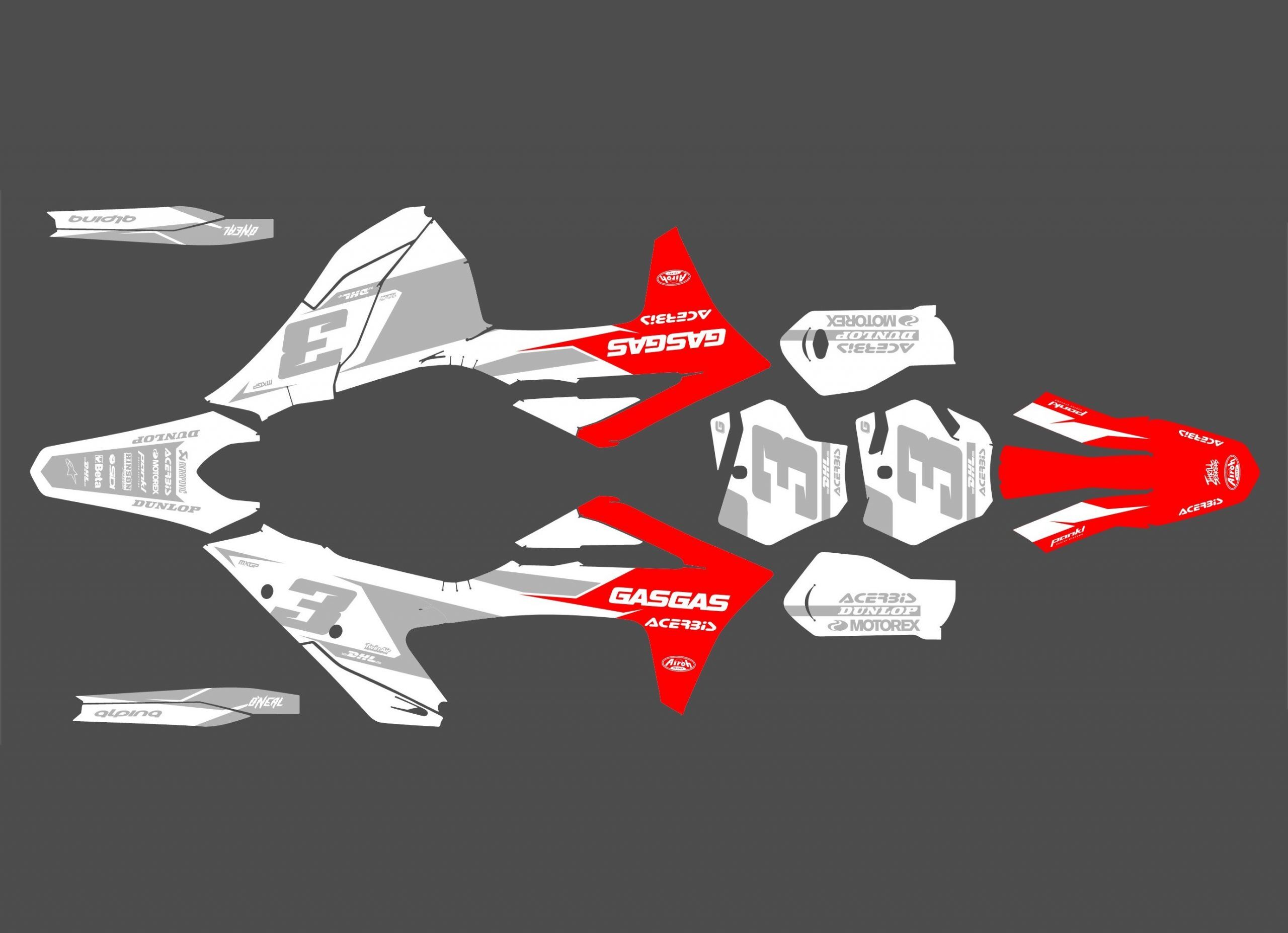 kit déco gasgas ec (2021 2023) zani