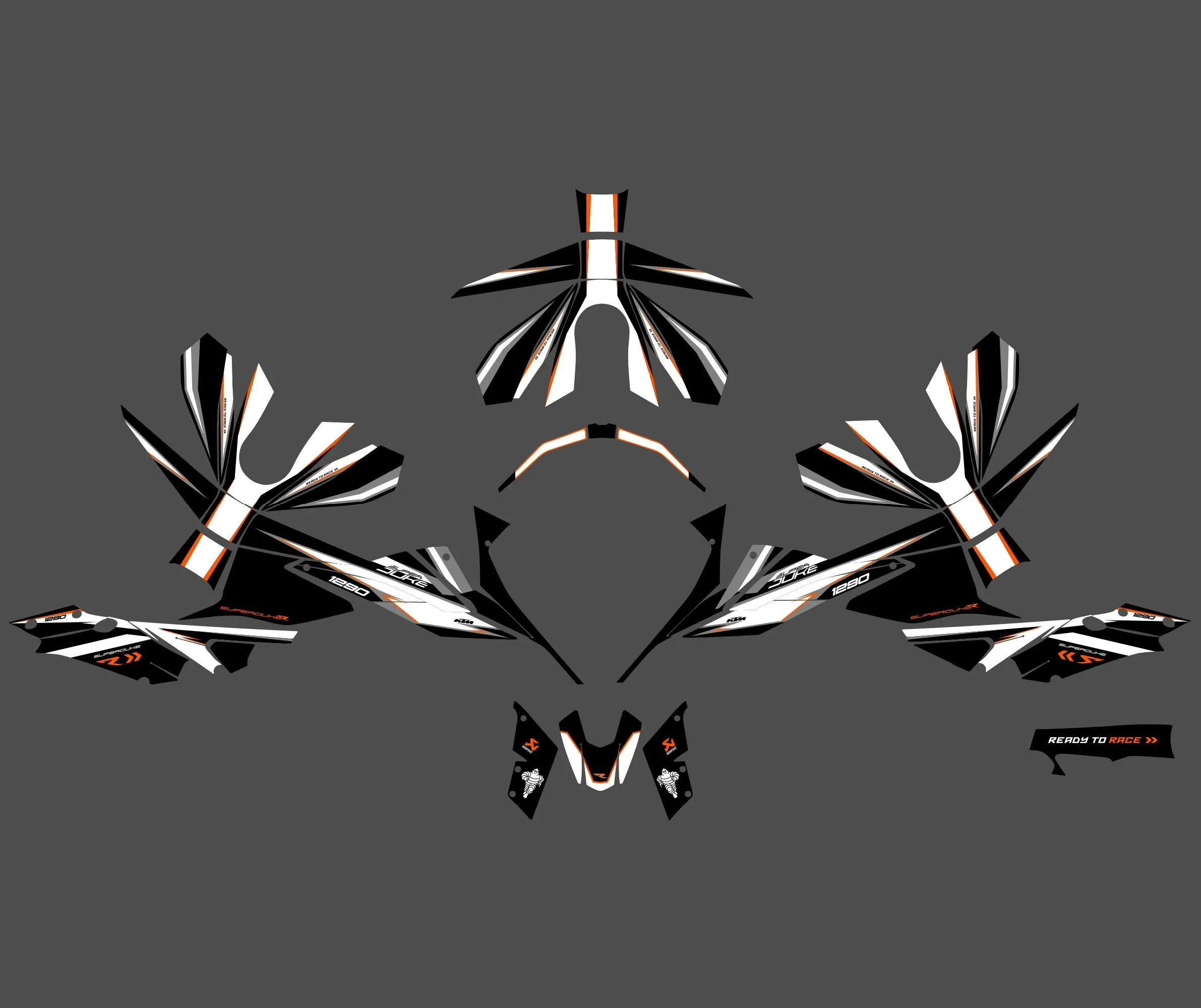 kit déco ktm 1290 r superduke origine #4