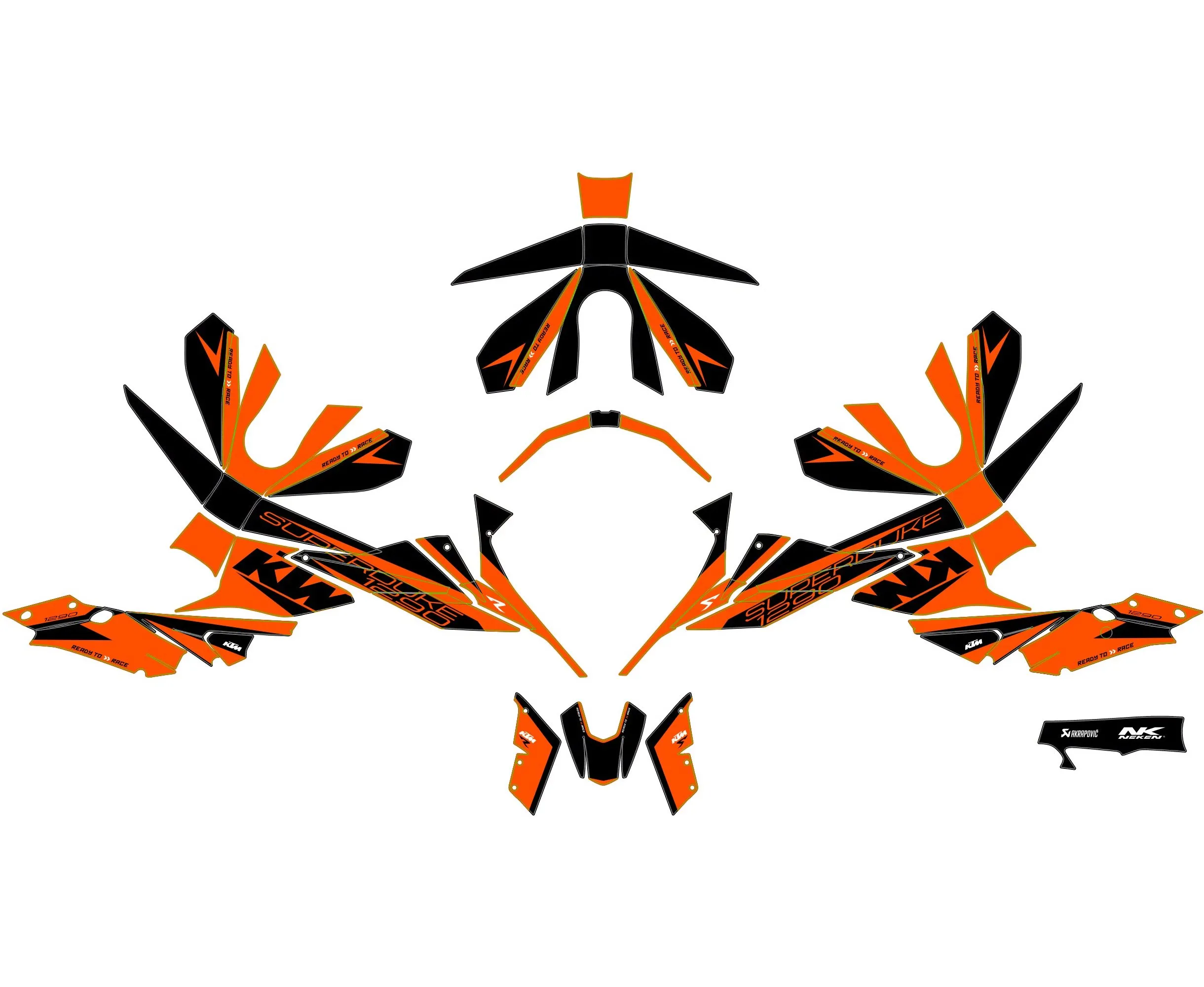 kit déco ktm 1290 r superduke origine #7