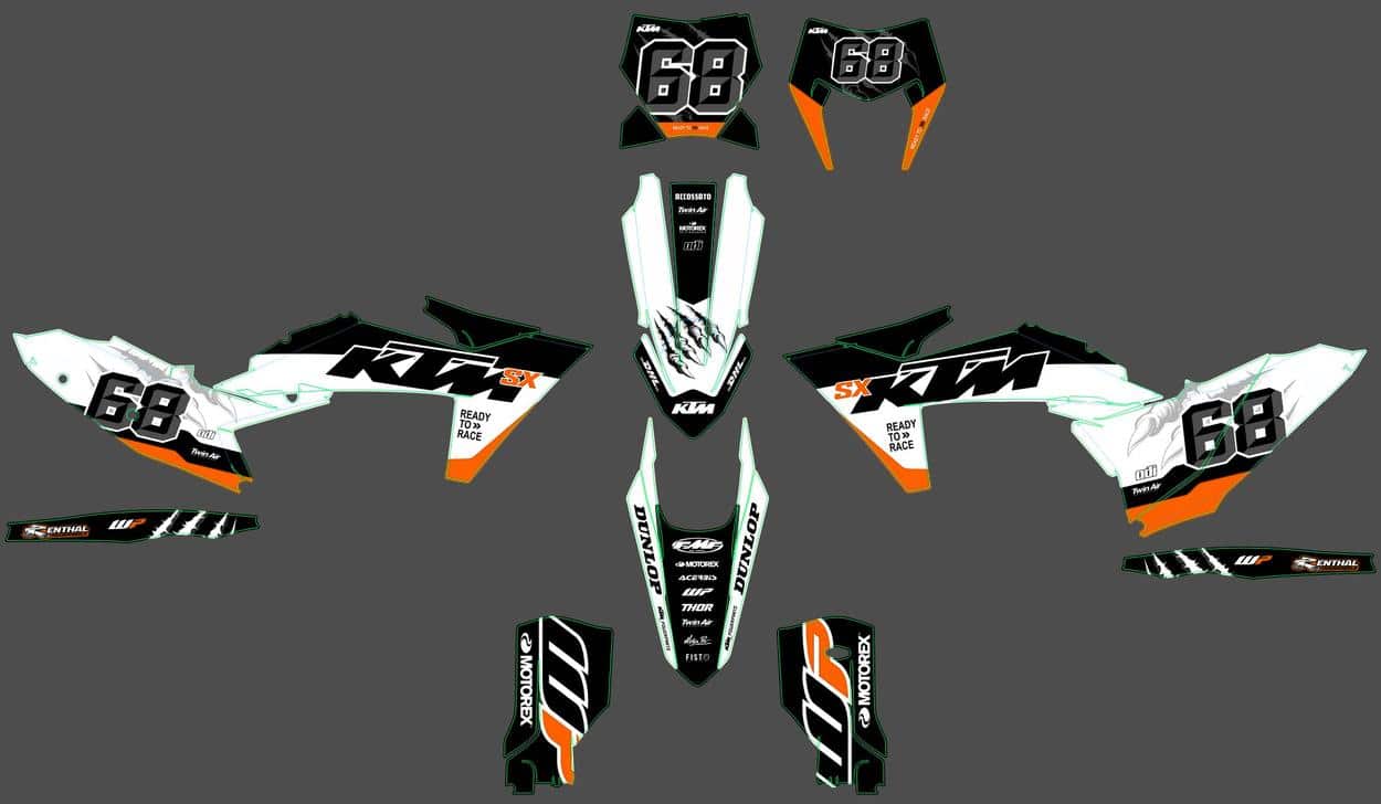 kit déco ktm exc / exc f (2024) marl
