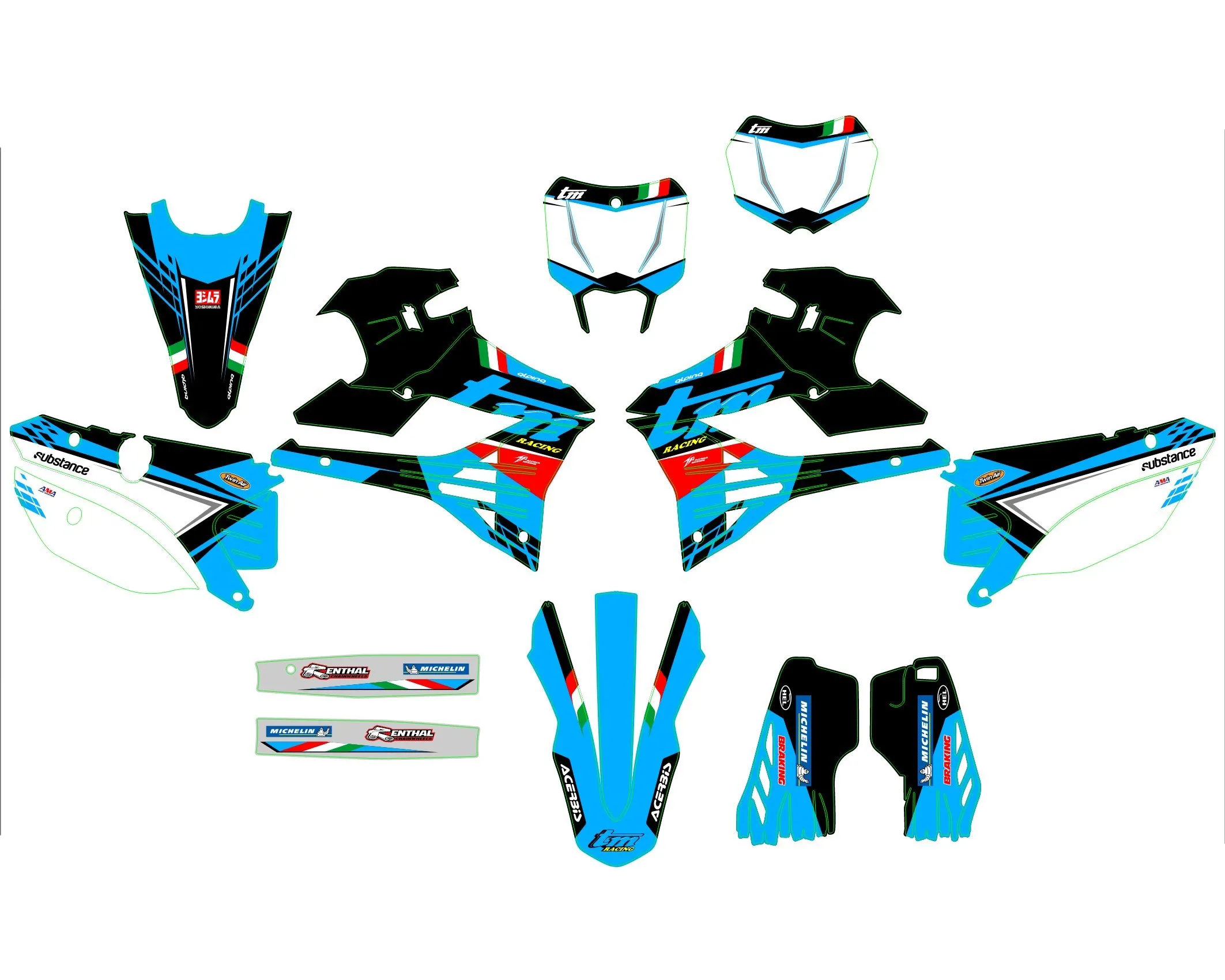 kit déco tm racing (2022 2024) origine