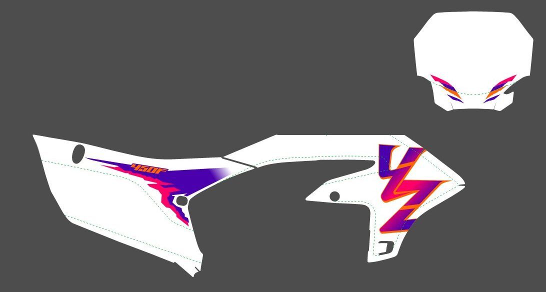 kit déco yamaha 450 yzf (2023 2024) origine