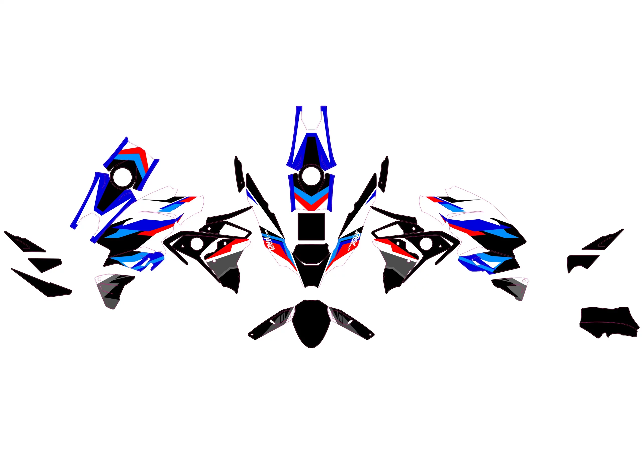 kit déco bmw r1250 gs origine