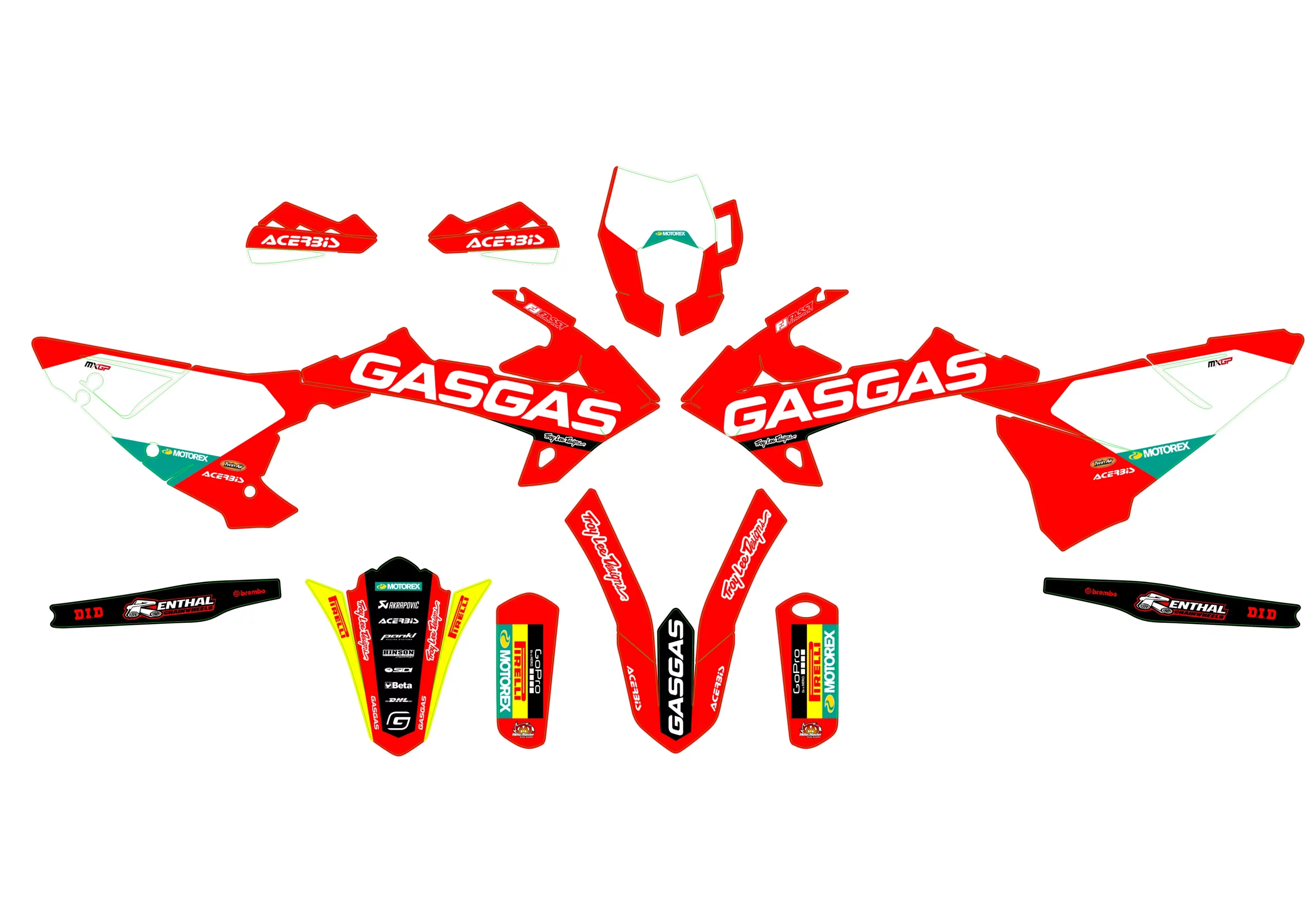 kit déco gasgas ec (2018 2020) origine #2