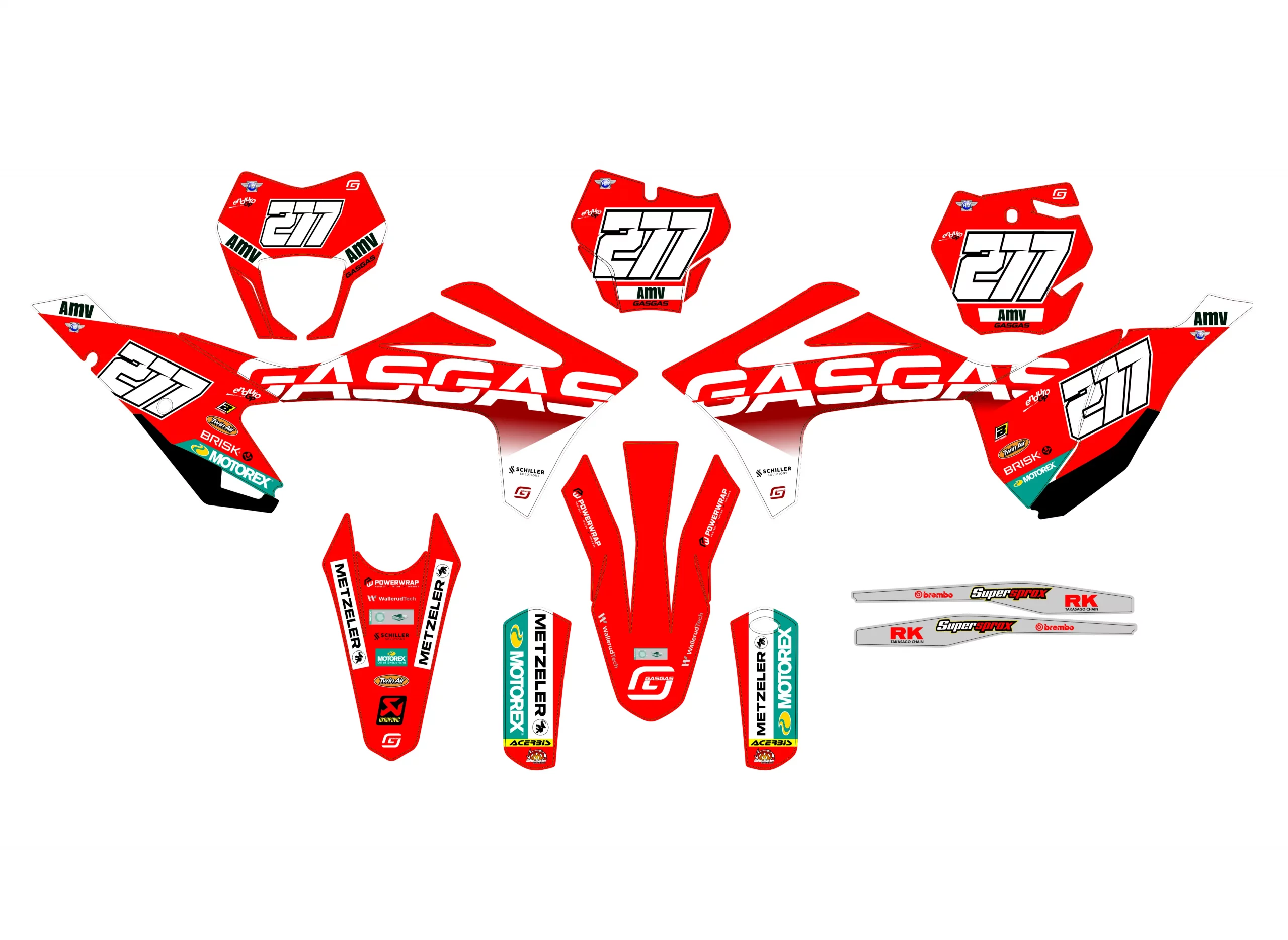 kit déco gasgas ec (2021 2023) glide