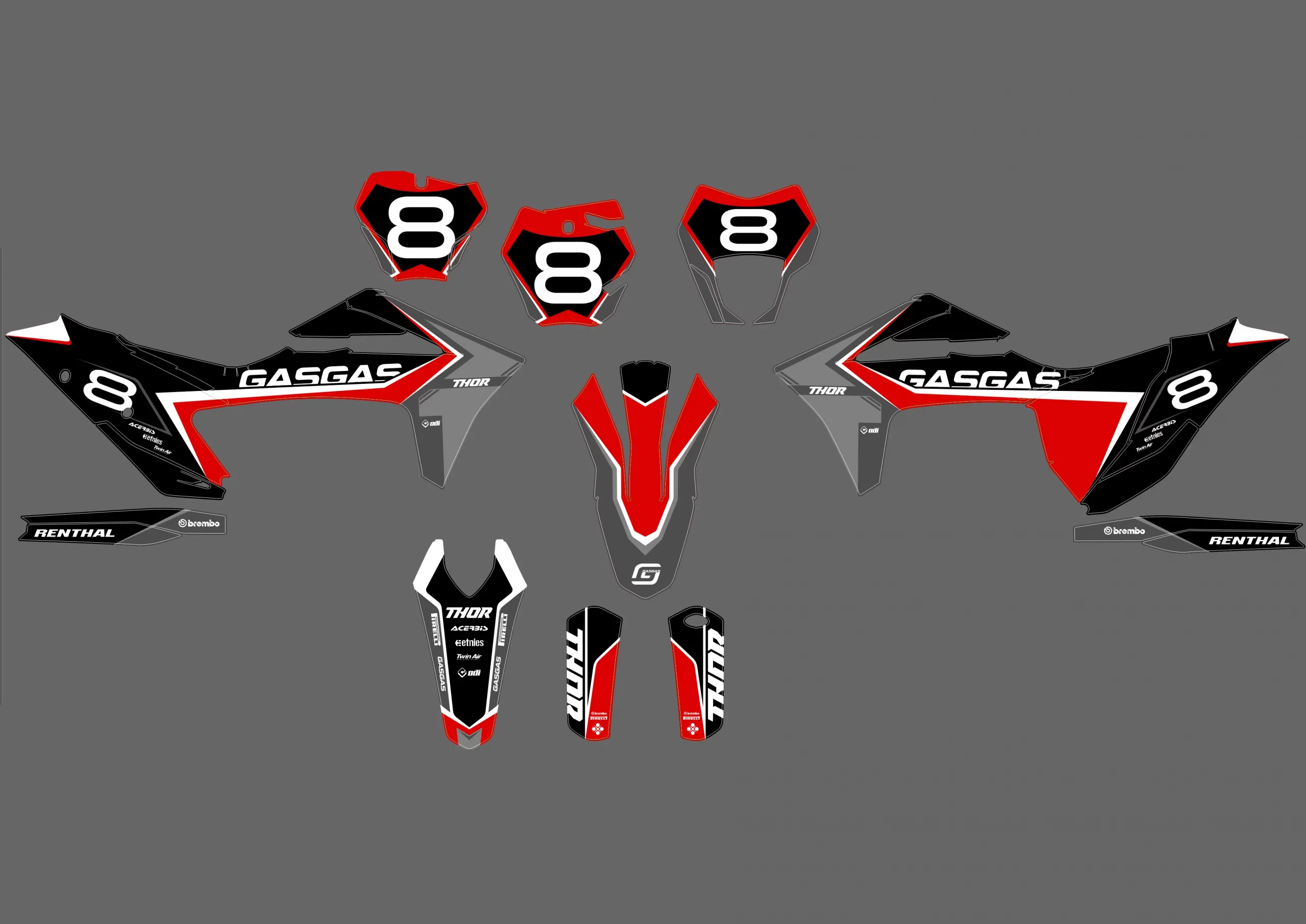 kit déco gasgas ec (2021 2023) power