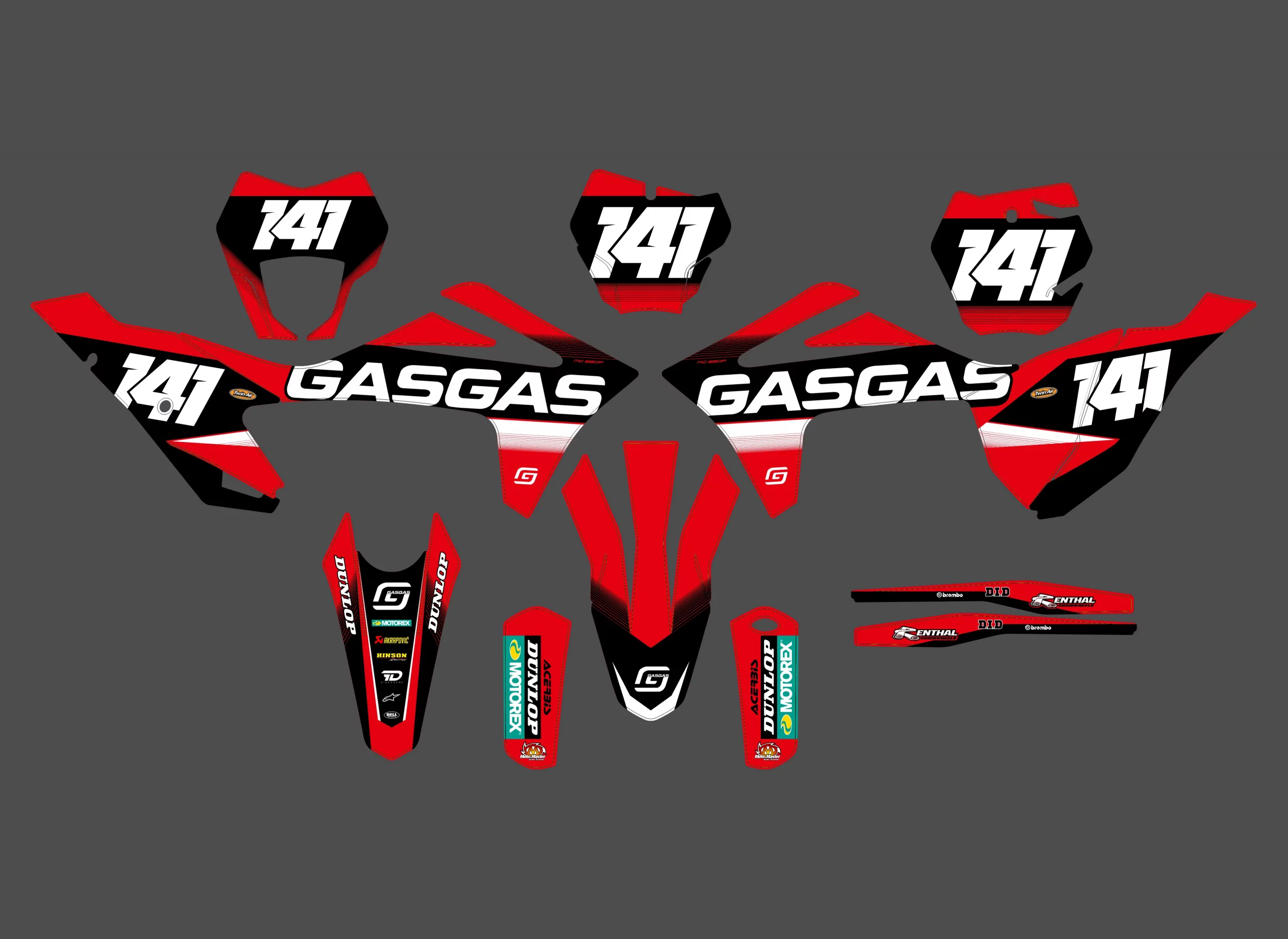 kit déco gasgas ec (2021 2023) skin