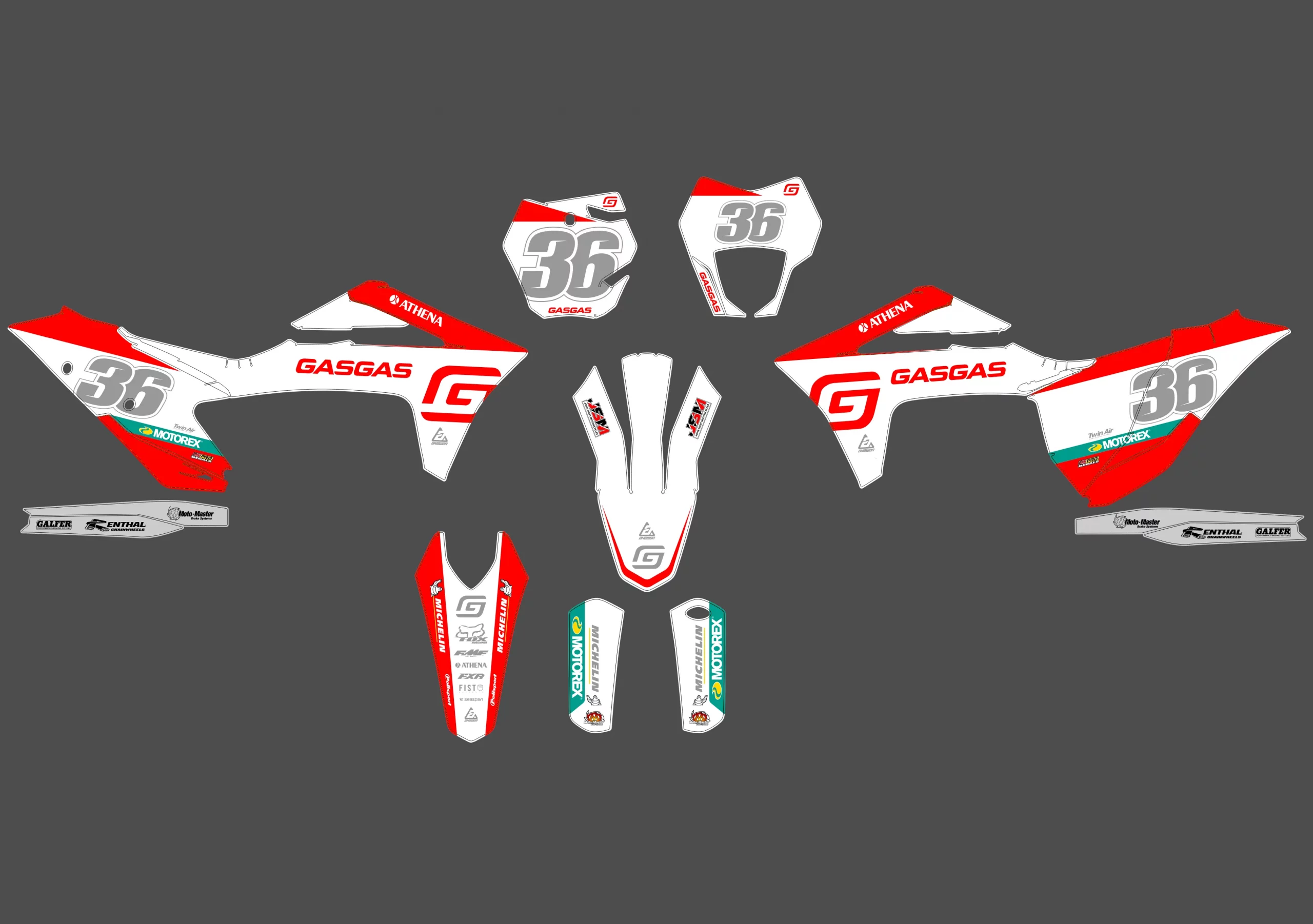 kit déco gasgas ec (2021 2023) turbo