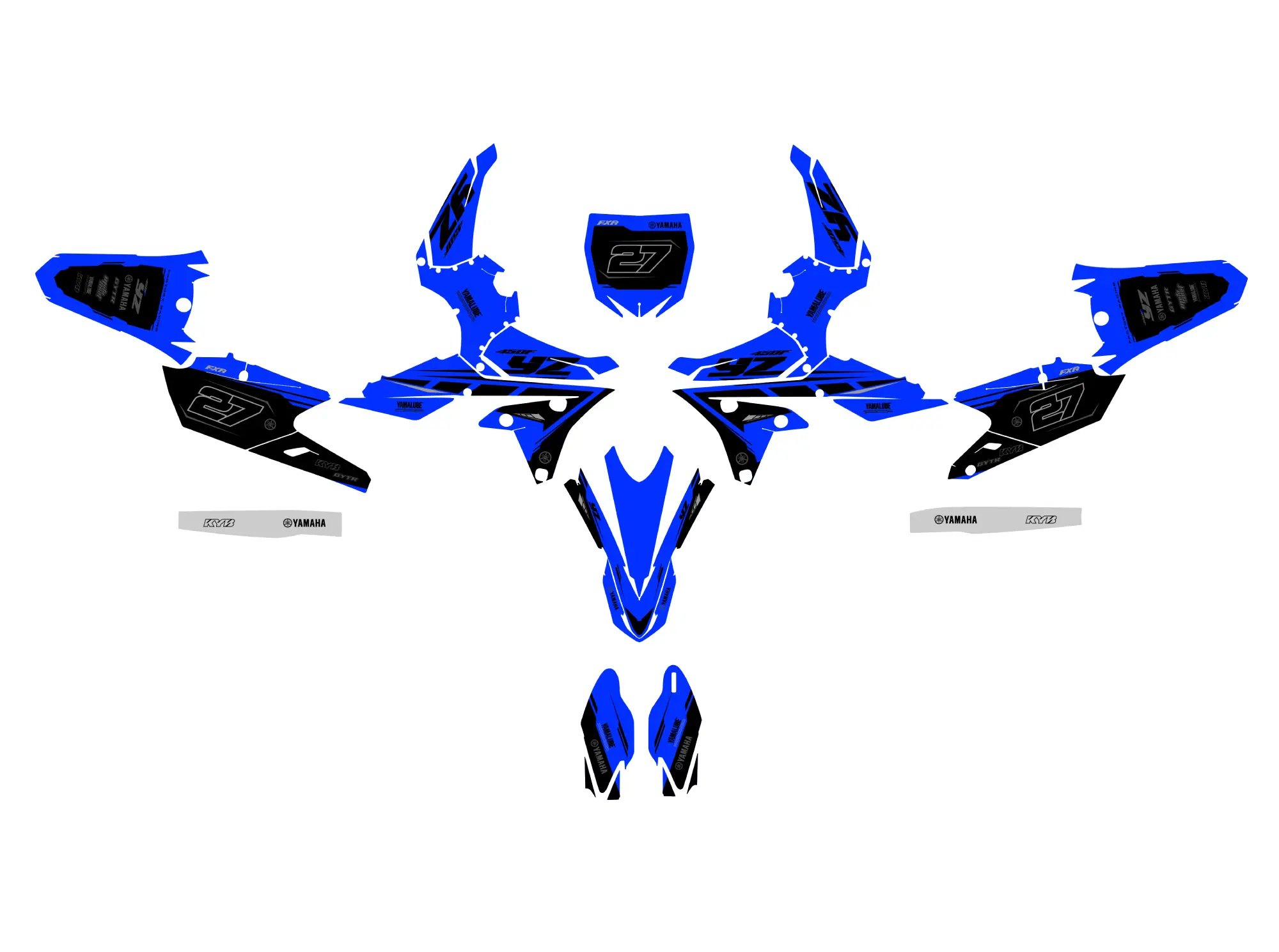 kit déco yamaha 250 yzf (2014 2018) type origine