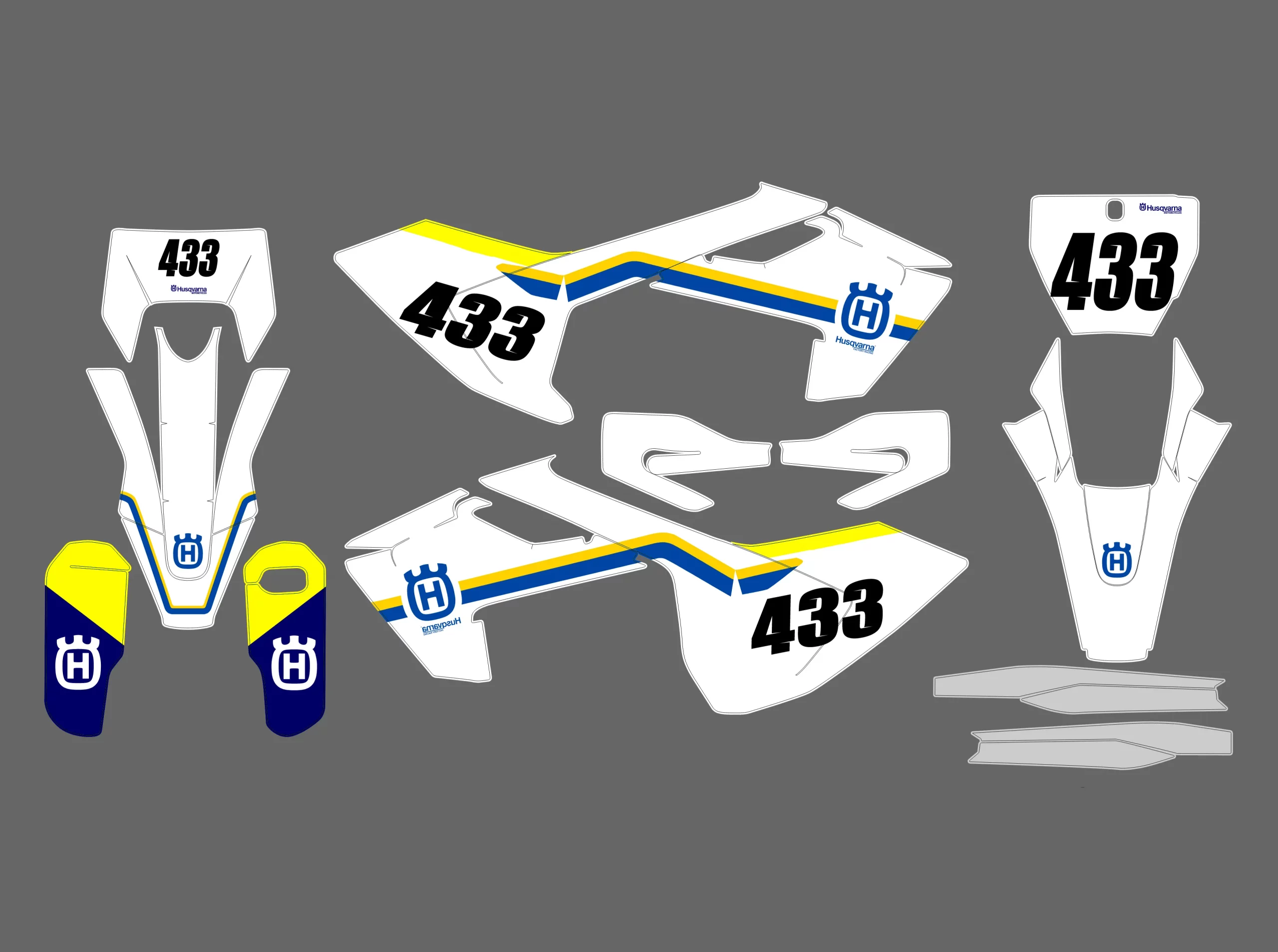 kit déco husqvarna tc / fc / fs (2016 2018) origine #3