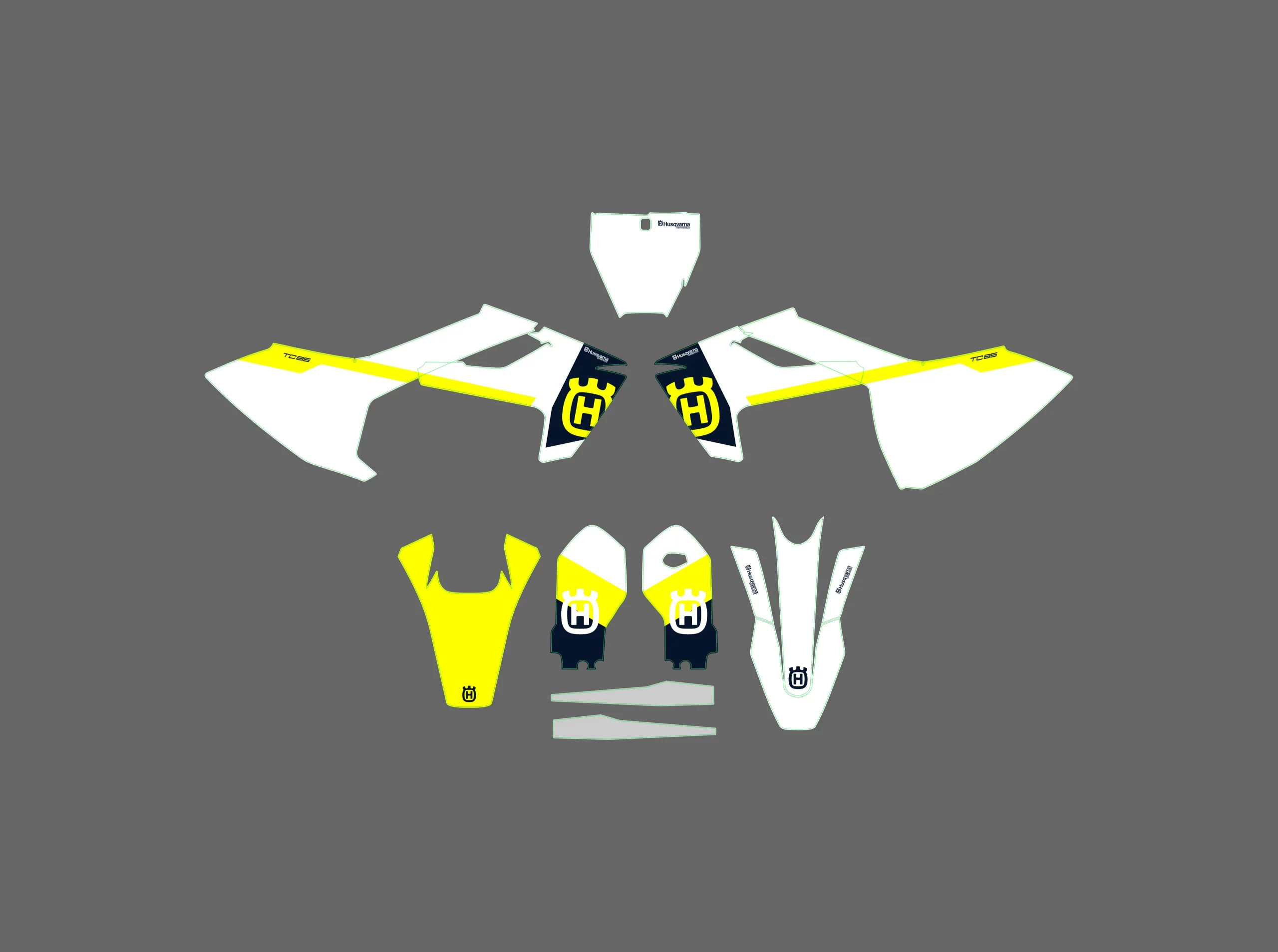 kit déco husqvarna 85 tc (2018 2024) origine #2