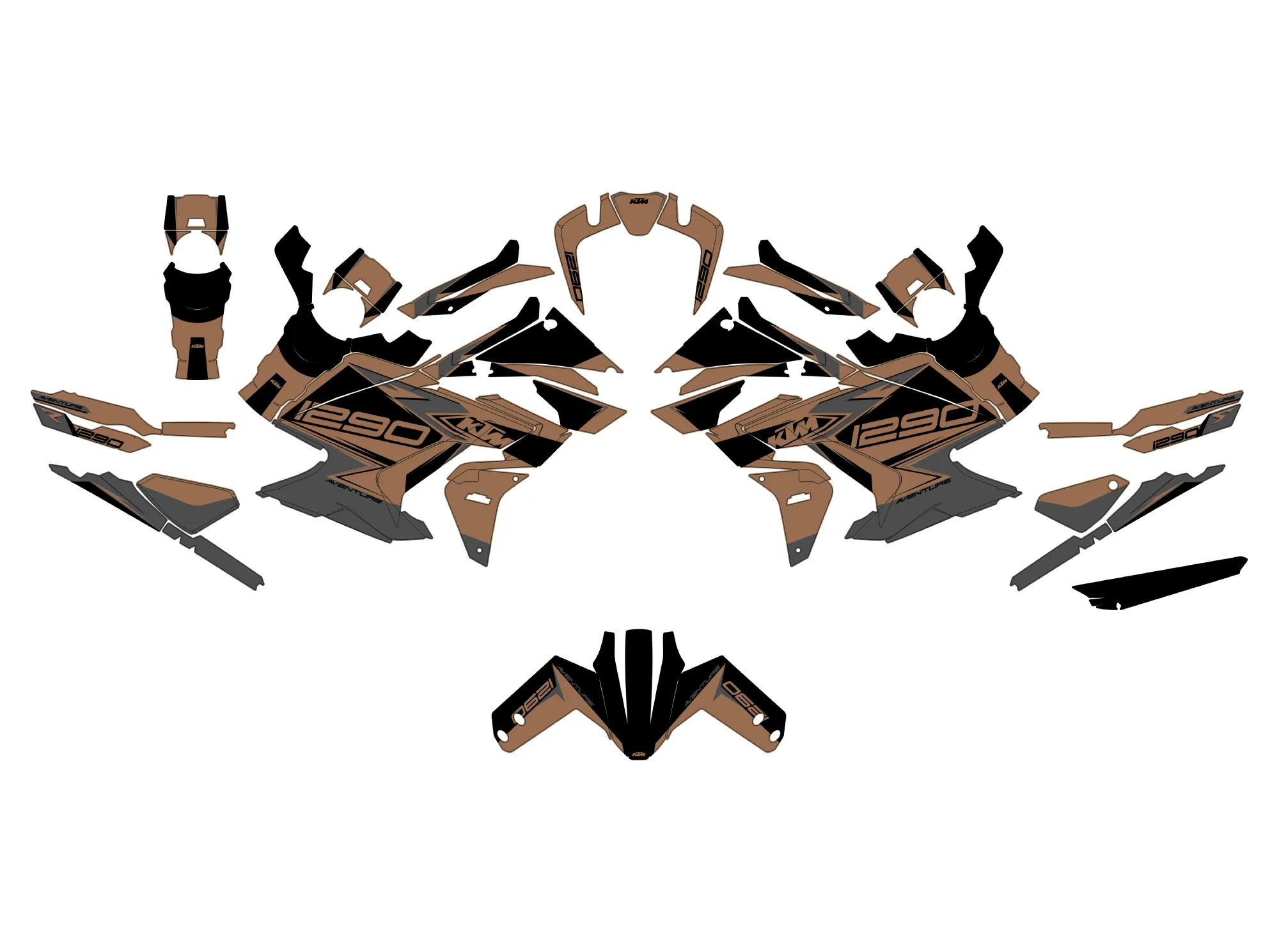kit déco ktm 1290 super adventure sable