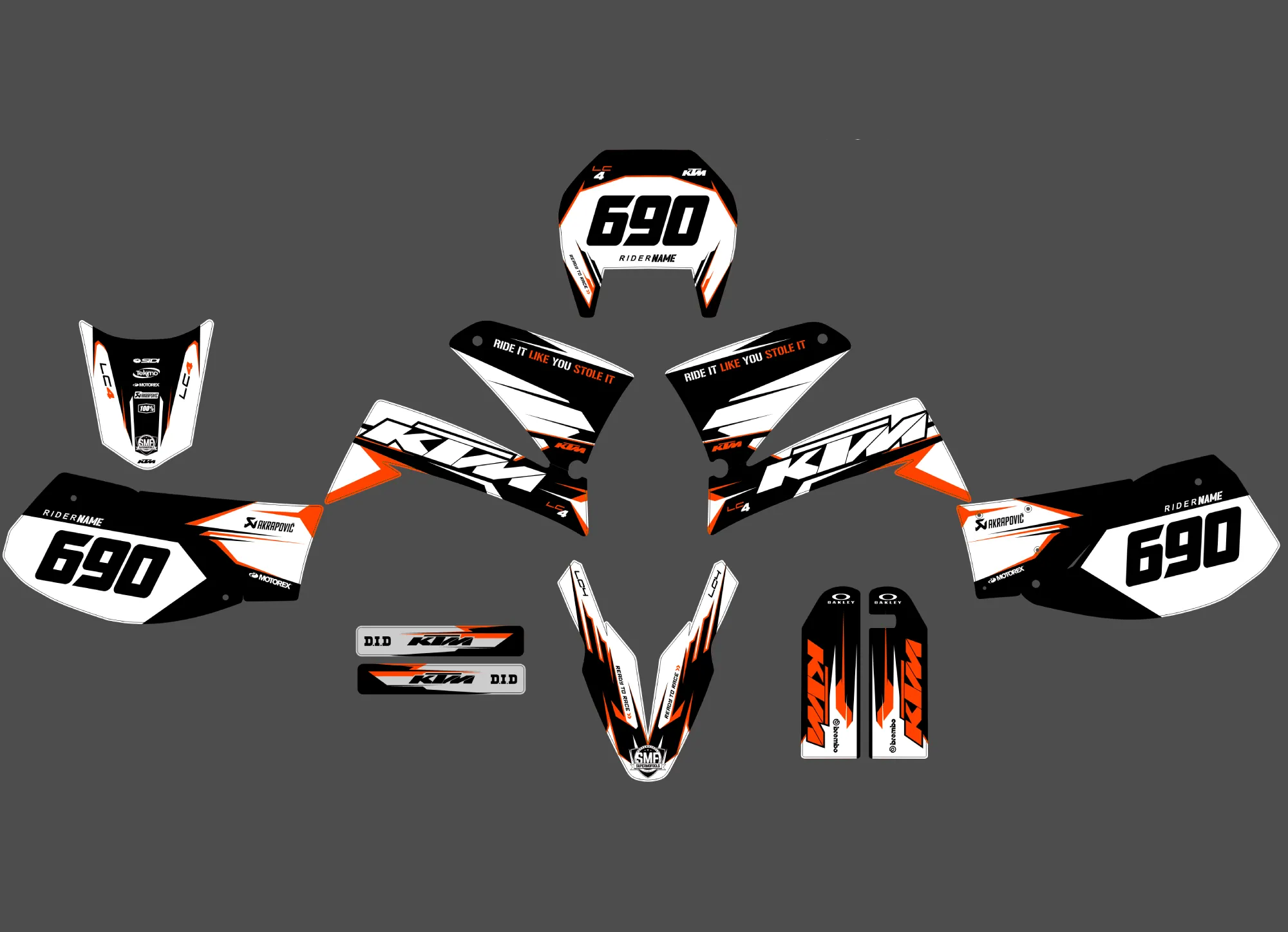 kit déco ktm 640 lc4 ready to race