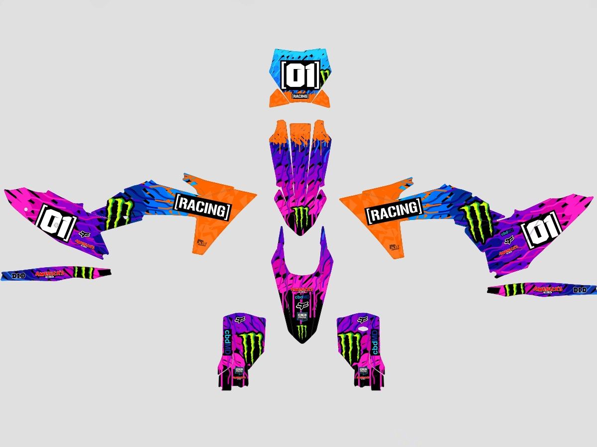 kit déco ktm sx / sx f (2023 2024) colors
