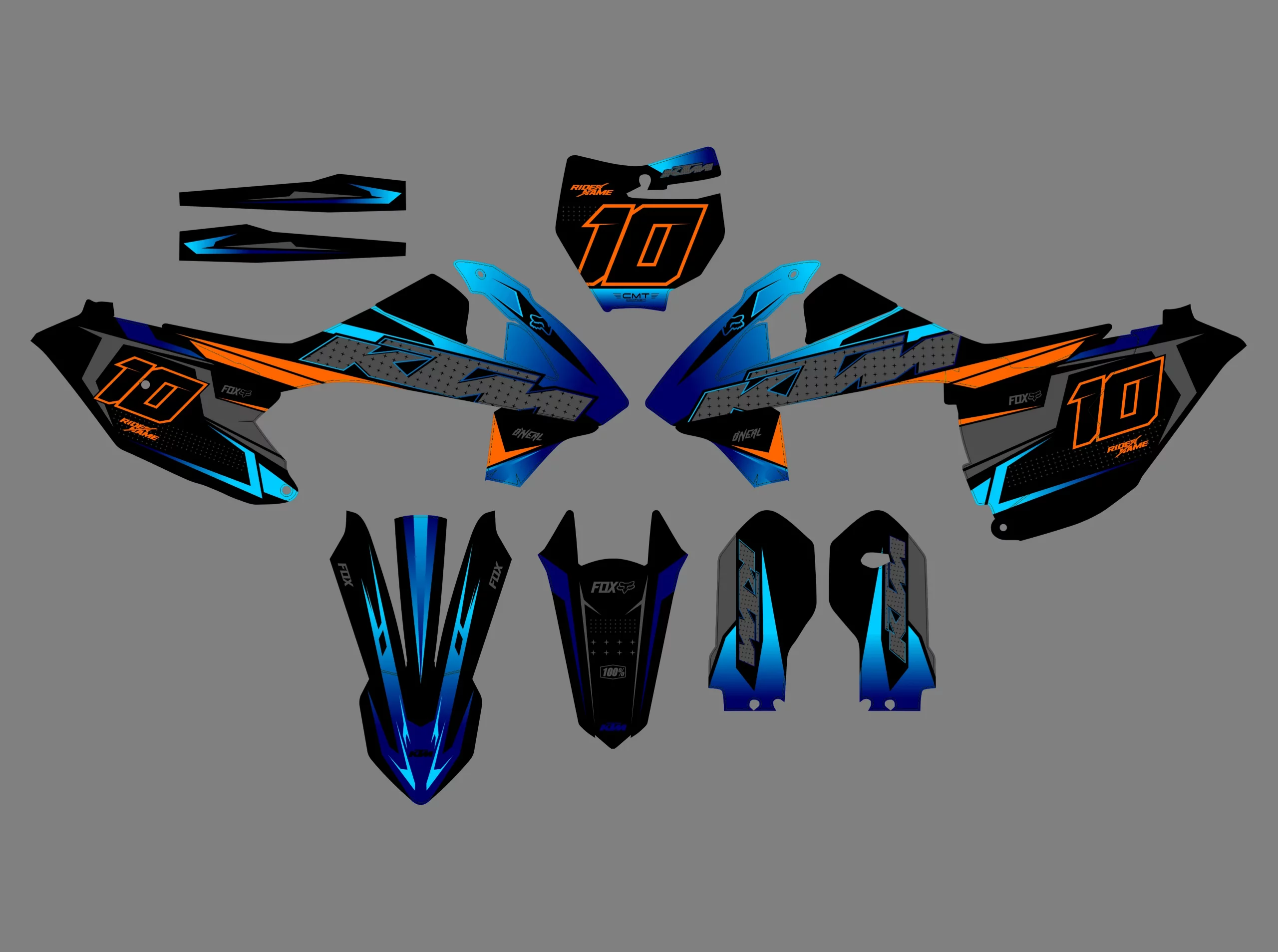 kit déco ktm 85 sx (2018 2024) bi color