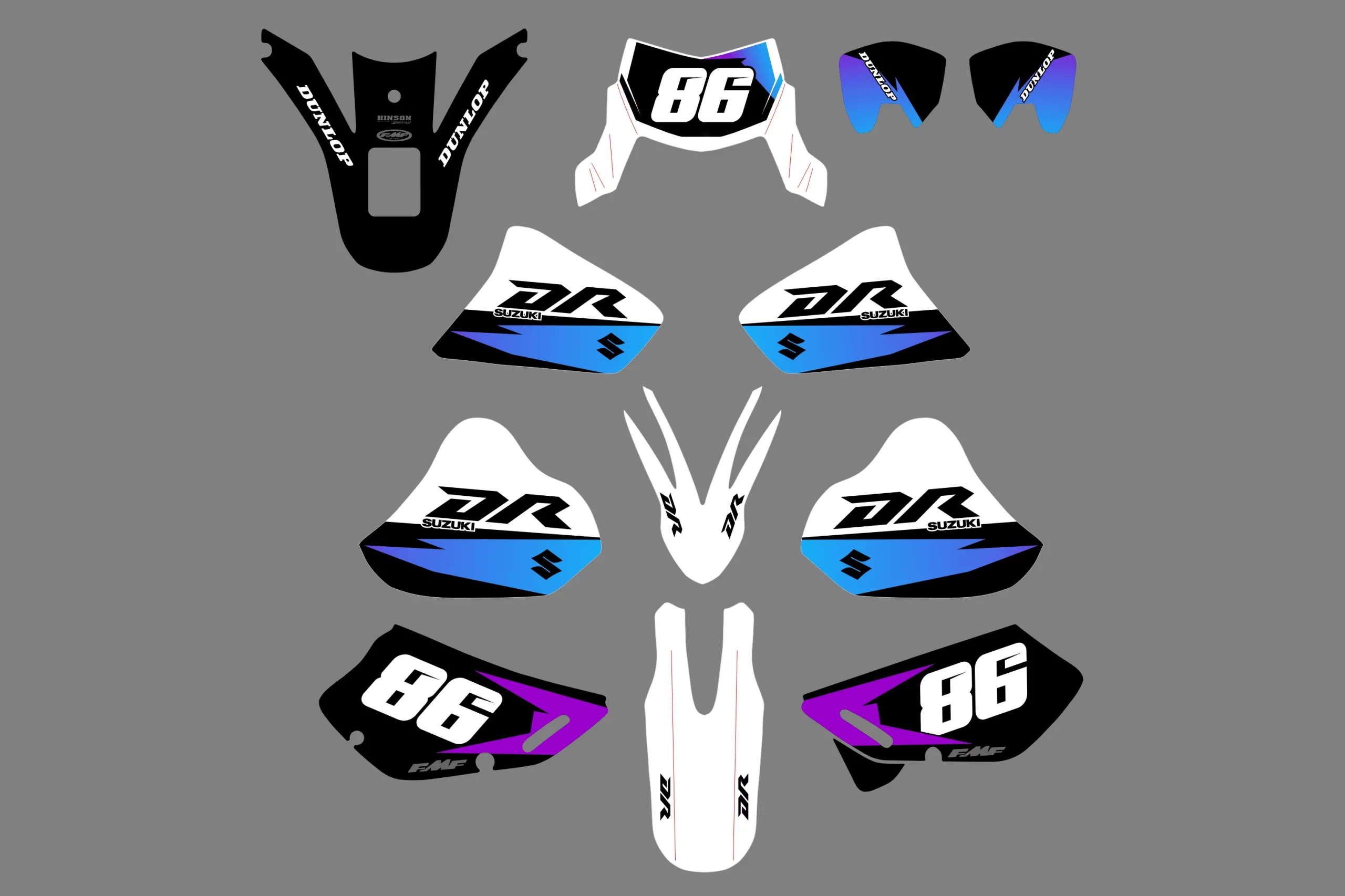 kit déco suzuki dr 650 color