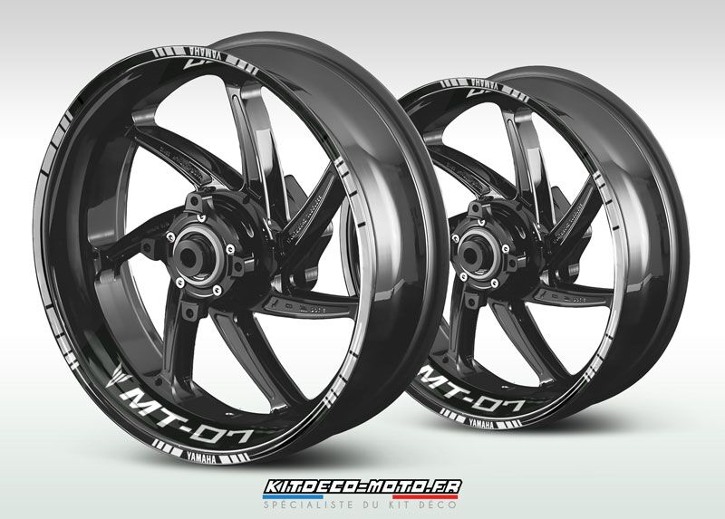 stickers de jante moto yamaha mt 07