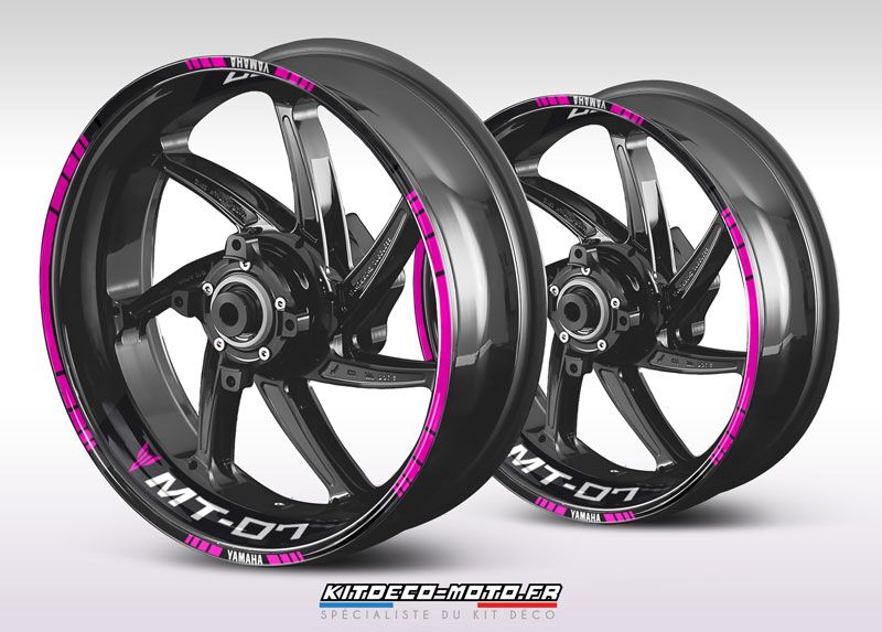 stickers de jante moto yamaha mt 07