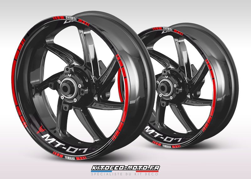 stickers de jante moto yamaha mt 07