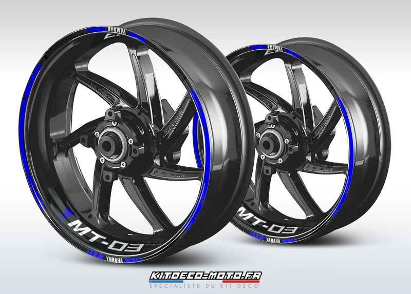 stickers de jante moto yamaha mt 03