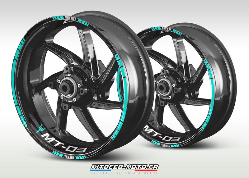 stickers de jante moto yamaha mt 03