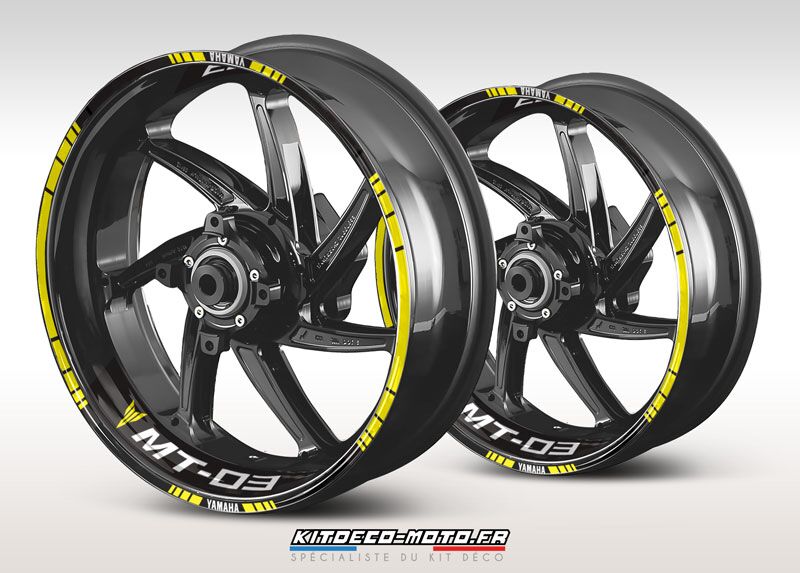 stickers de jante moto yamaha mt 03