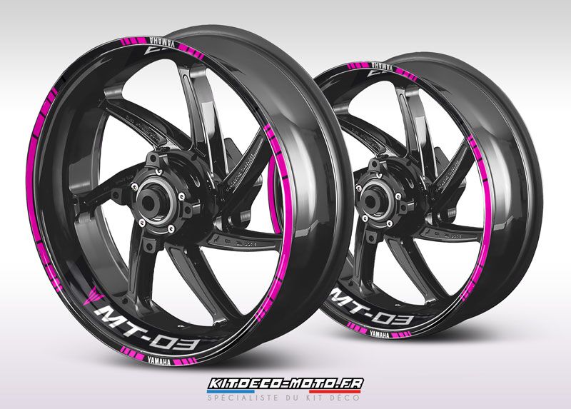stickers de jante moto yamaha mt 03