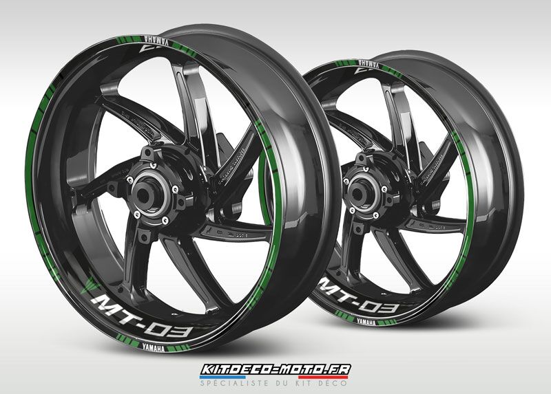 stickers de jante moto yamaha mt 03