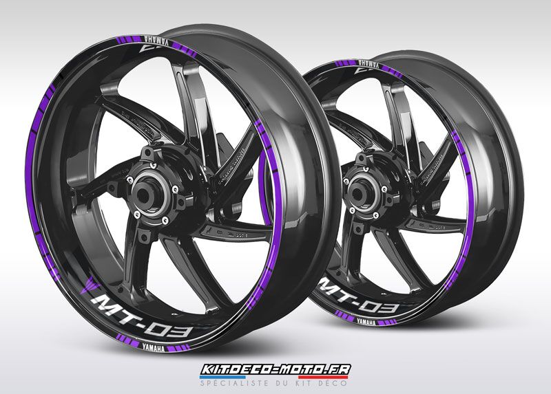 stickers de jante moto yamaha mt 03