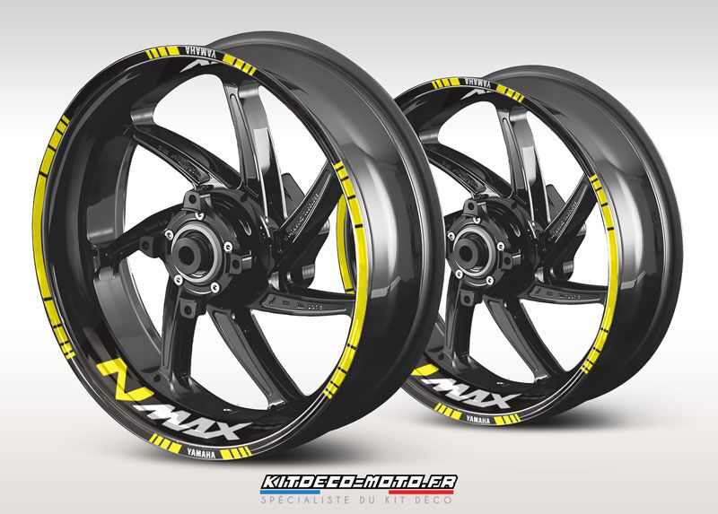 stickers de jante moto yamaha n max