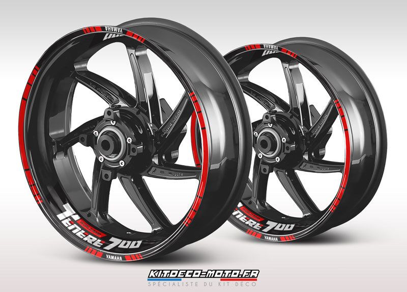 stickers de jante moto yamaha tenere 700 world raid