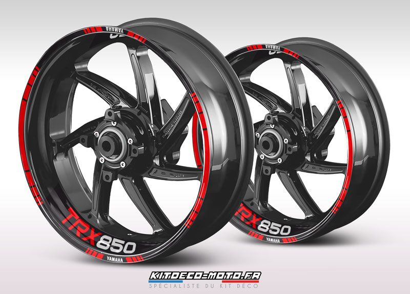 stickers de jante moto yamaha trx 850