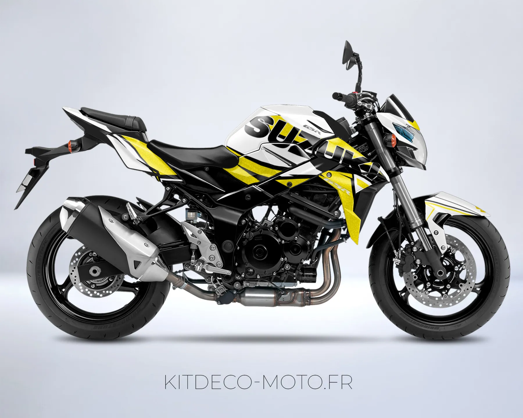 kit déco suzuki gsr 750 (2011 2017) – légende jaune