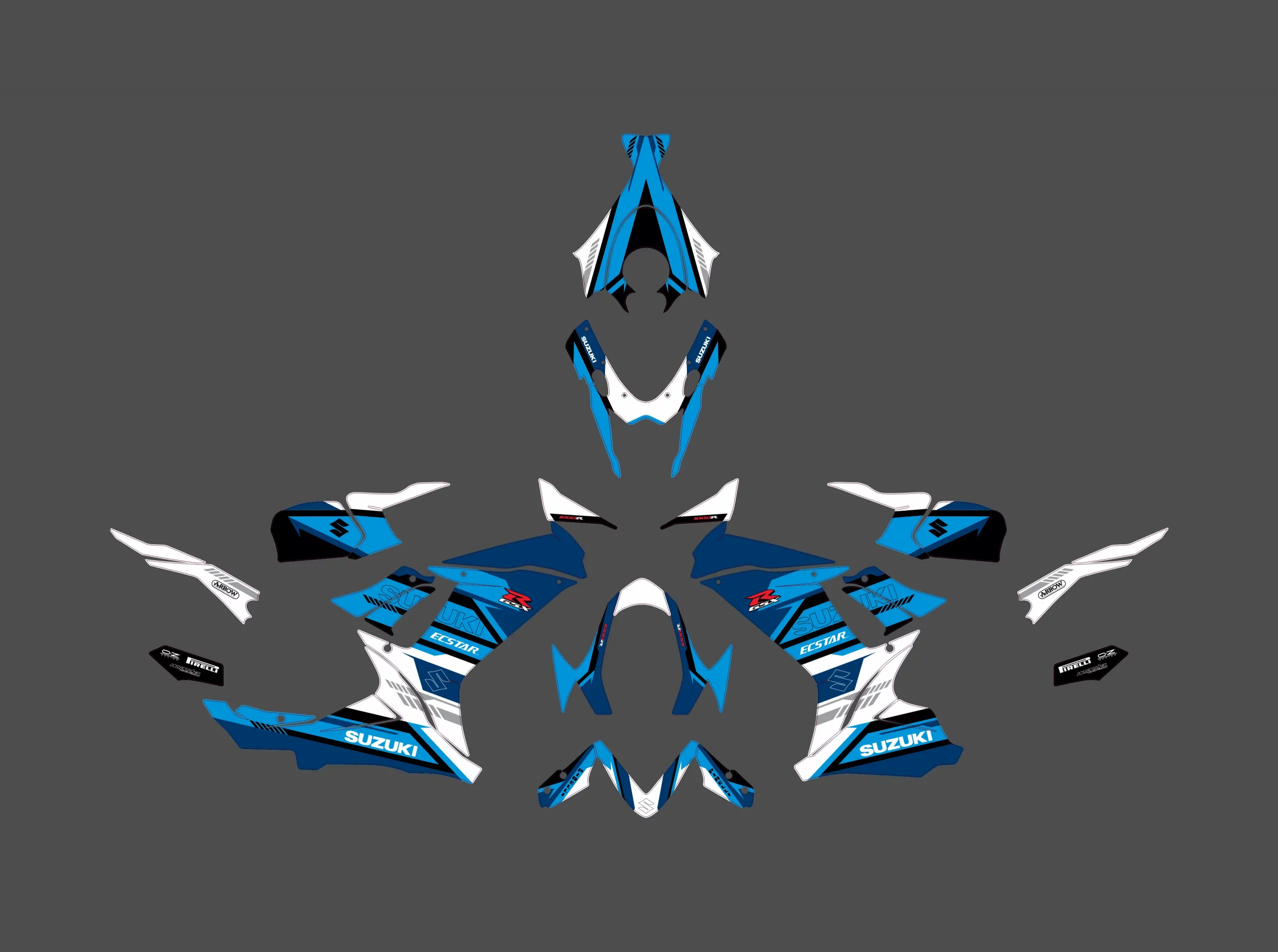 kit déco suzuki gsx r 600 / 750 – lagon