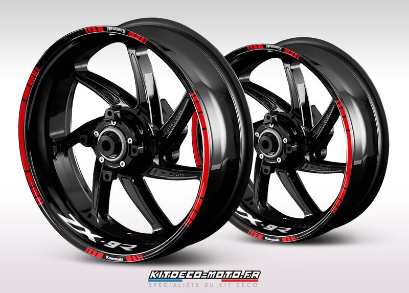 stickers de jante moto kawasaki zx 9r