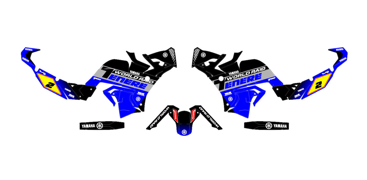 kit déco yamaha 700 tenere world raid dakar