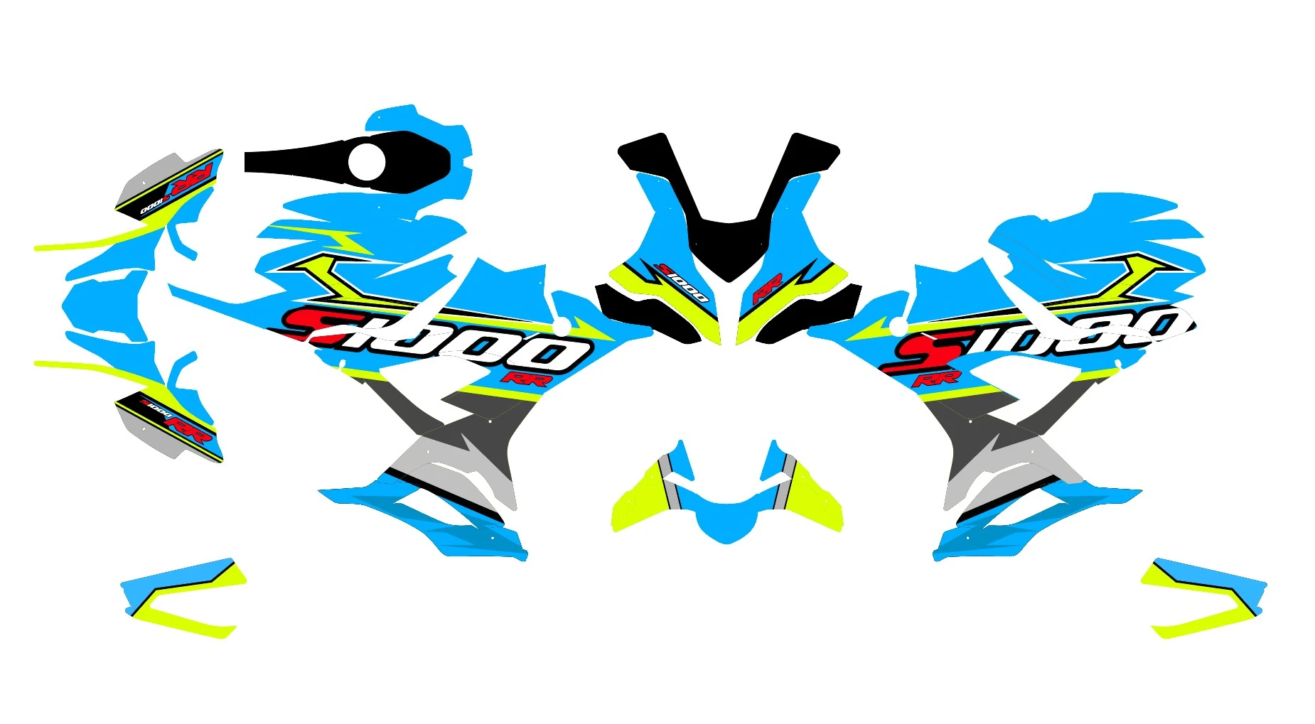 kit déco bmw s1000rr mockup #2