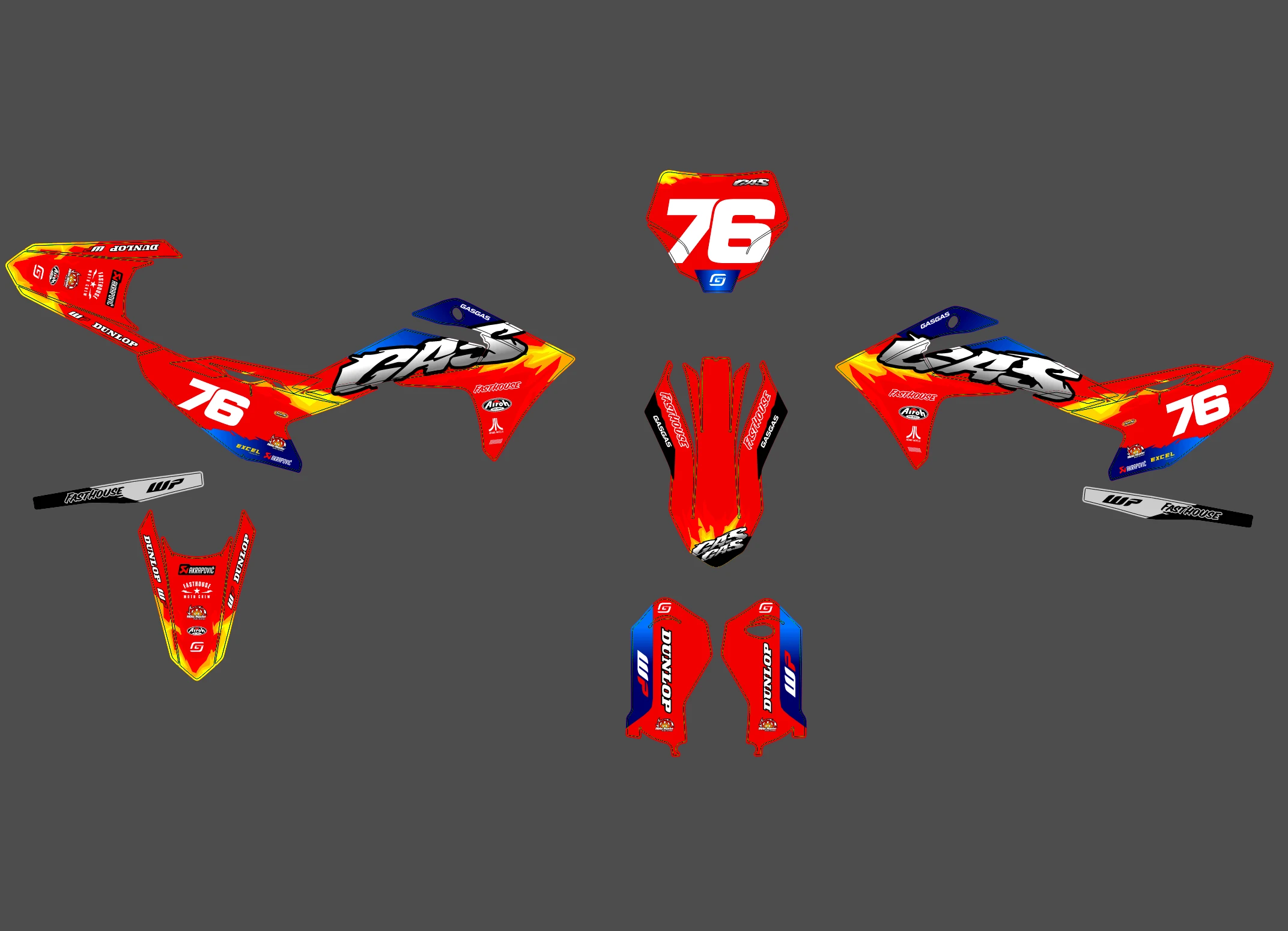 kit déco gasgas 65 mc (2024 2025) factory