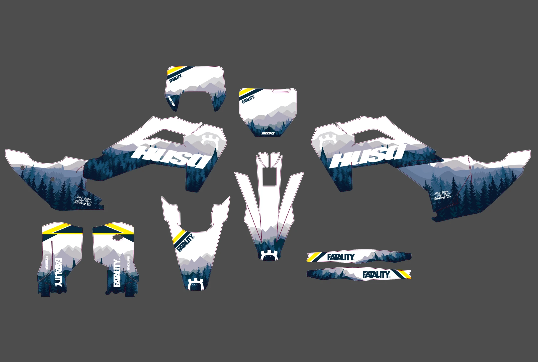 kit déco husqvarna tc / fc (2025) mountain