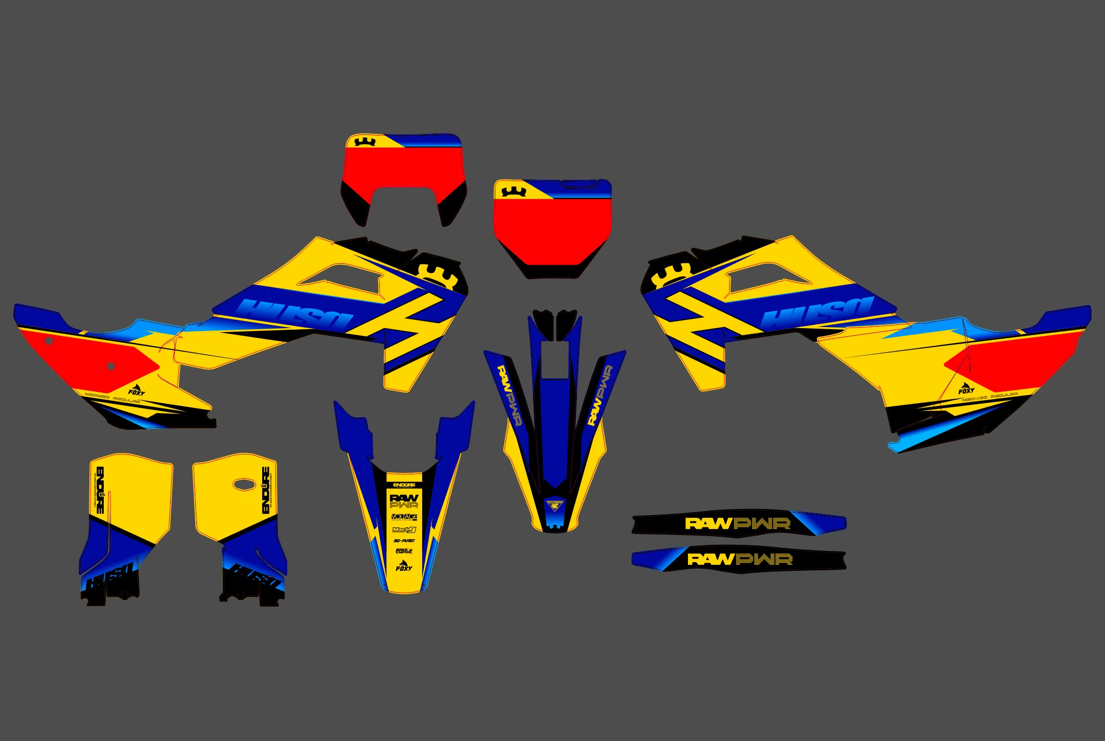 kit déco husqvarna tc / fc (2025) replica